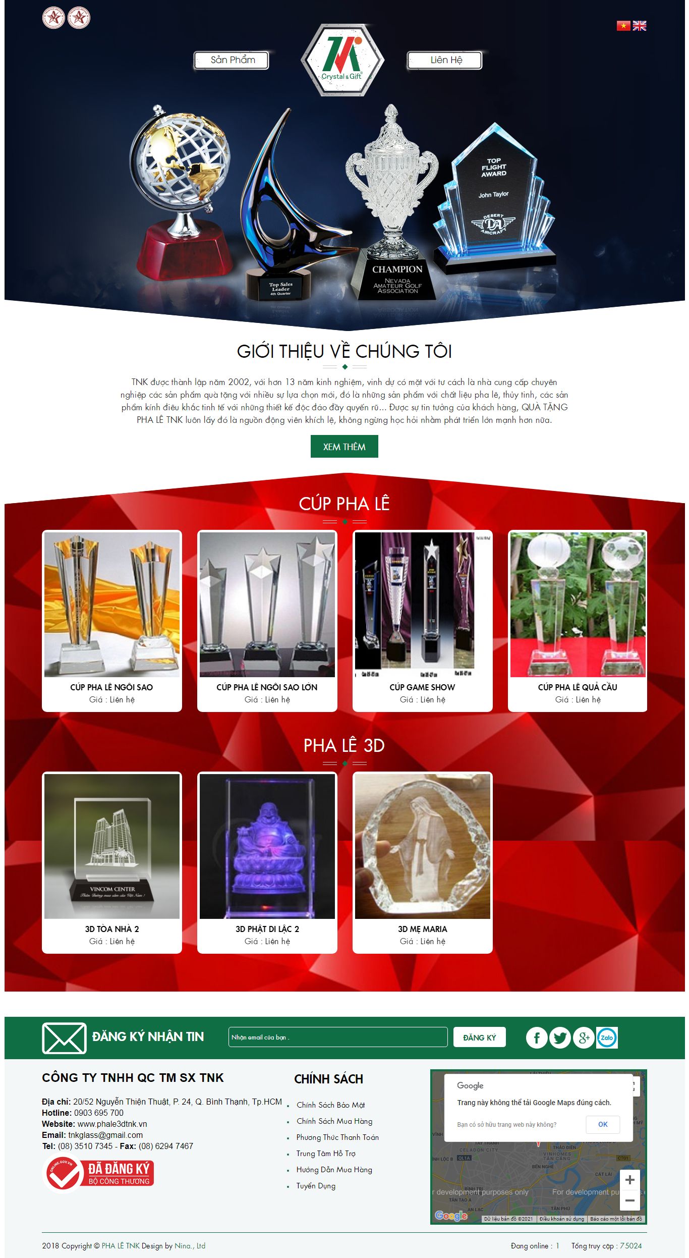 Thiết kế Web game phale3dtnk.vn