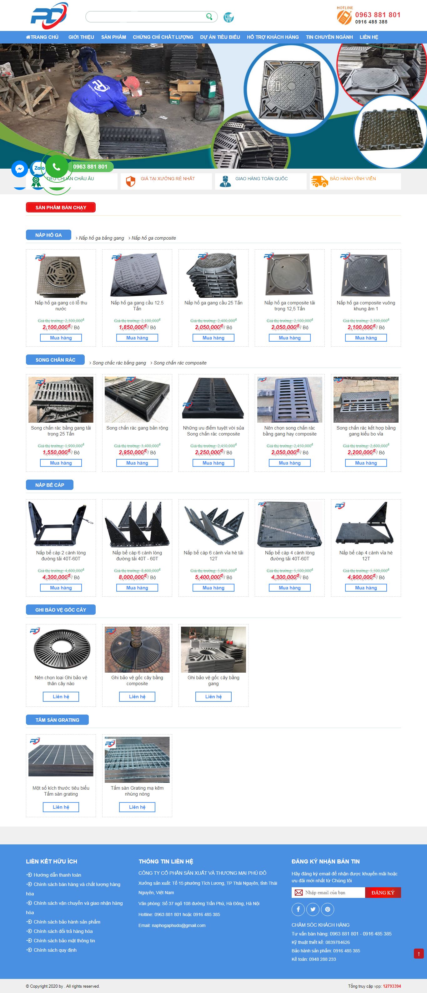 Thiết kế Web nhanh naphoga.com.vn