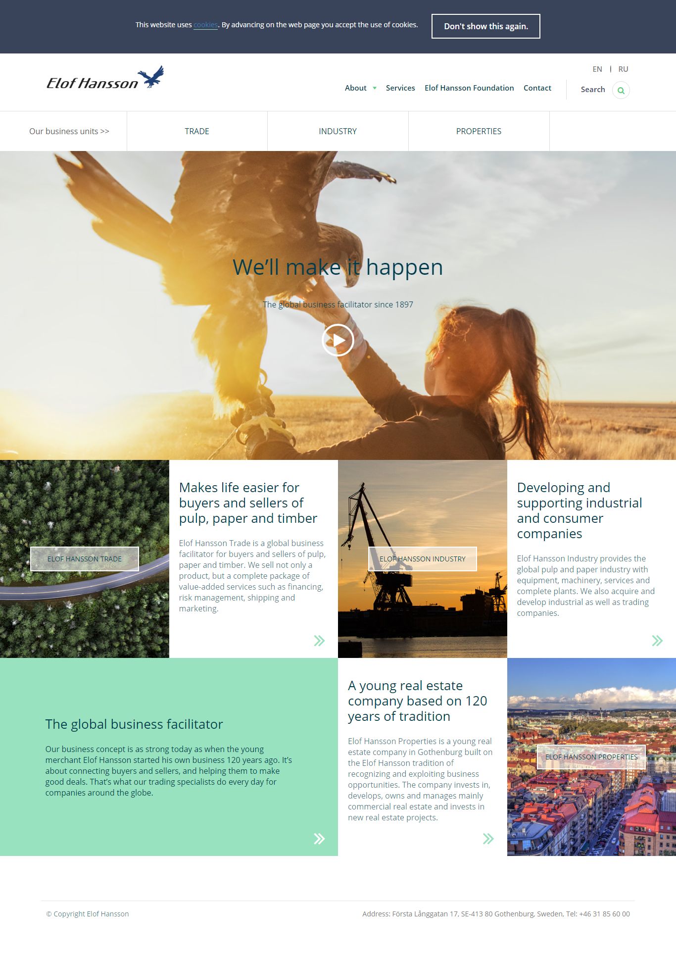 Thiết kế Web nhanh elofhansson.com