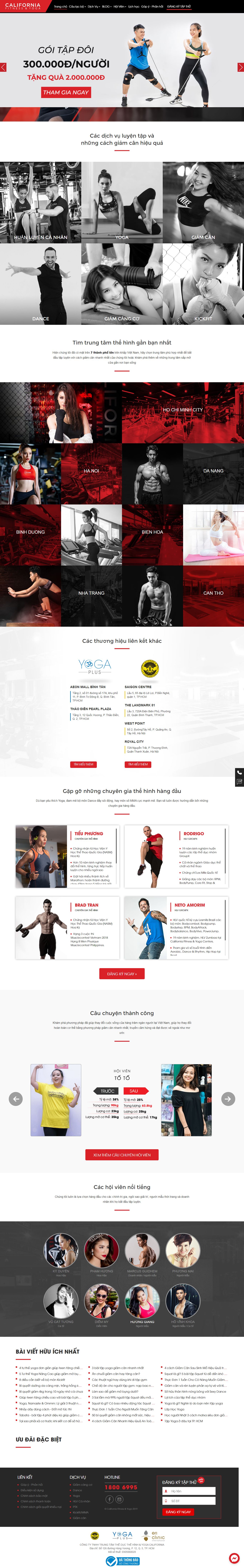 Thiết kế Web landing page cfyc.com.vn