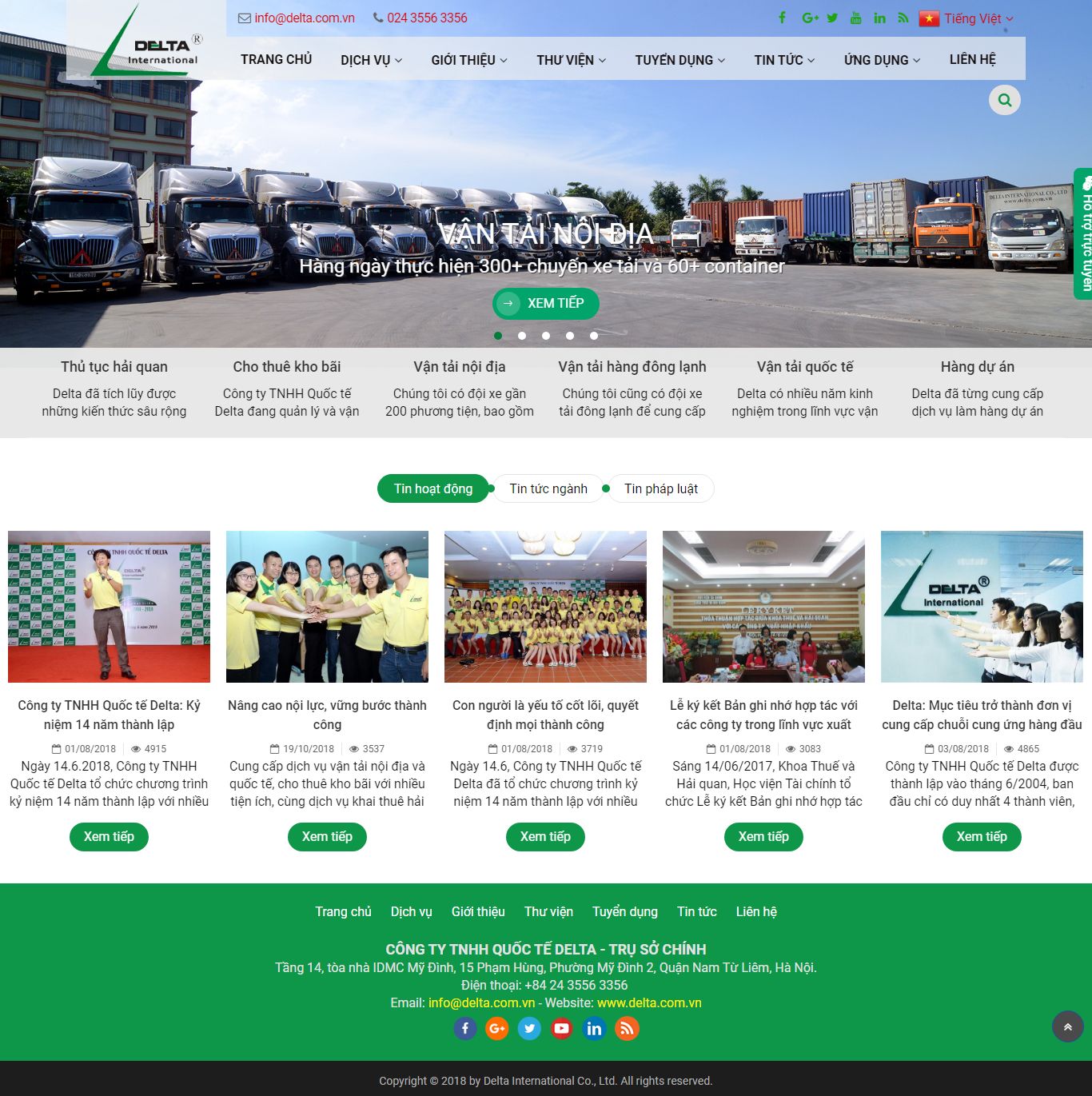 Thiết kế Web hà nội delta.com.vn