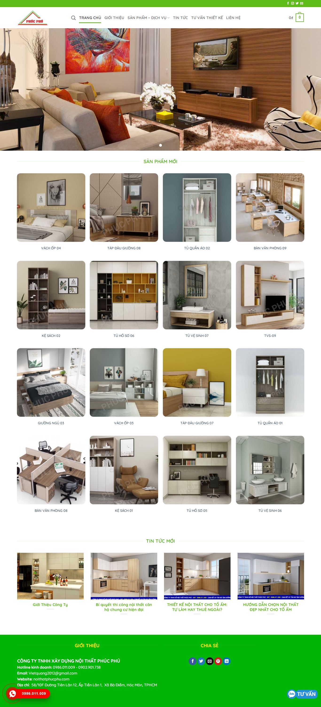 Thiết kế Web hà nội noithatphucphu.com