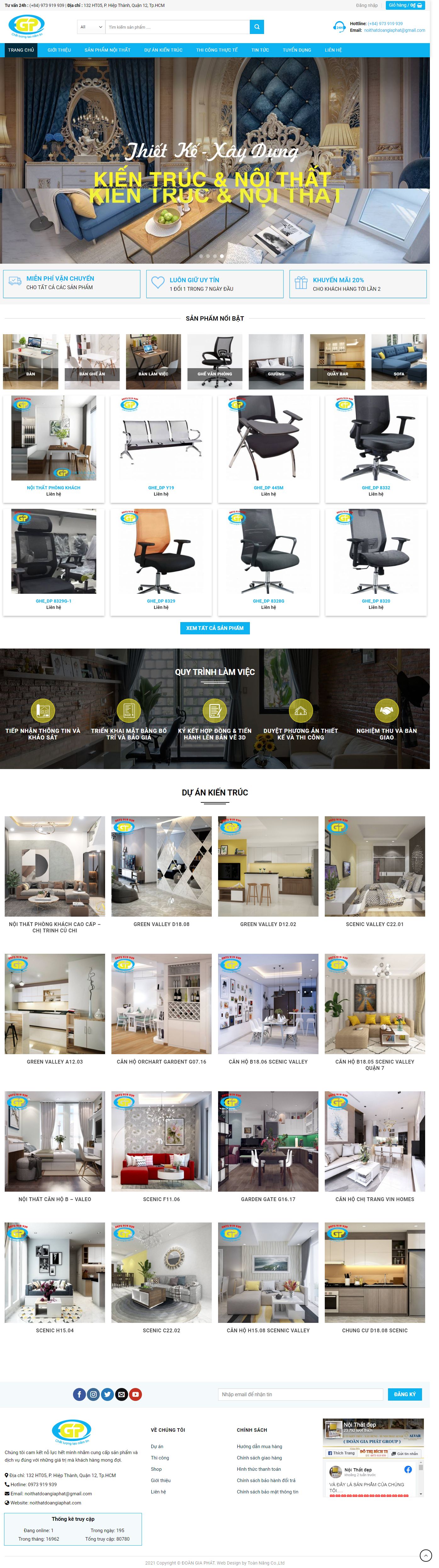 Thiết kế Web hà nội noithatdoangiaphat.com