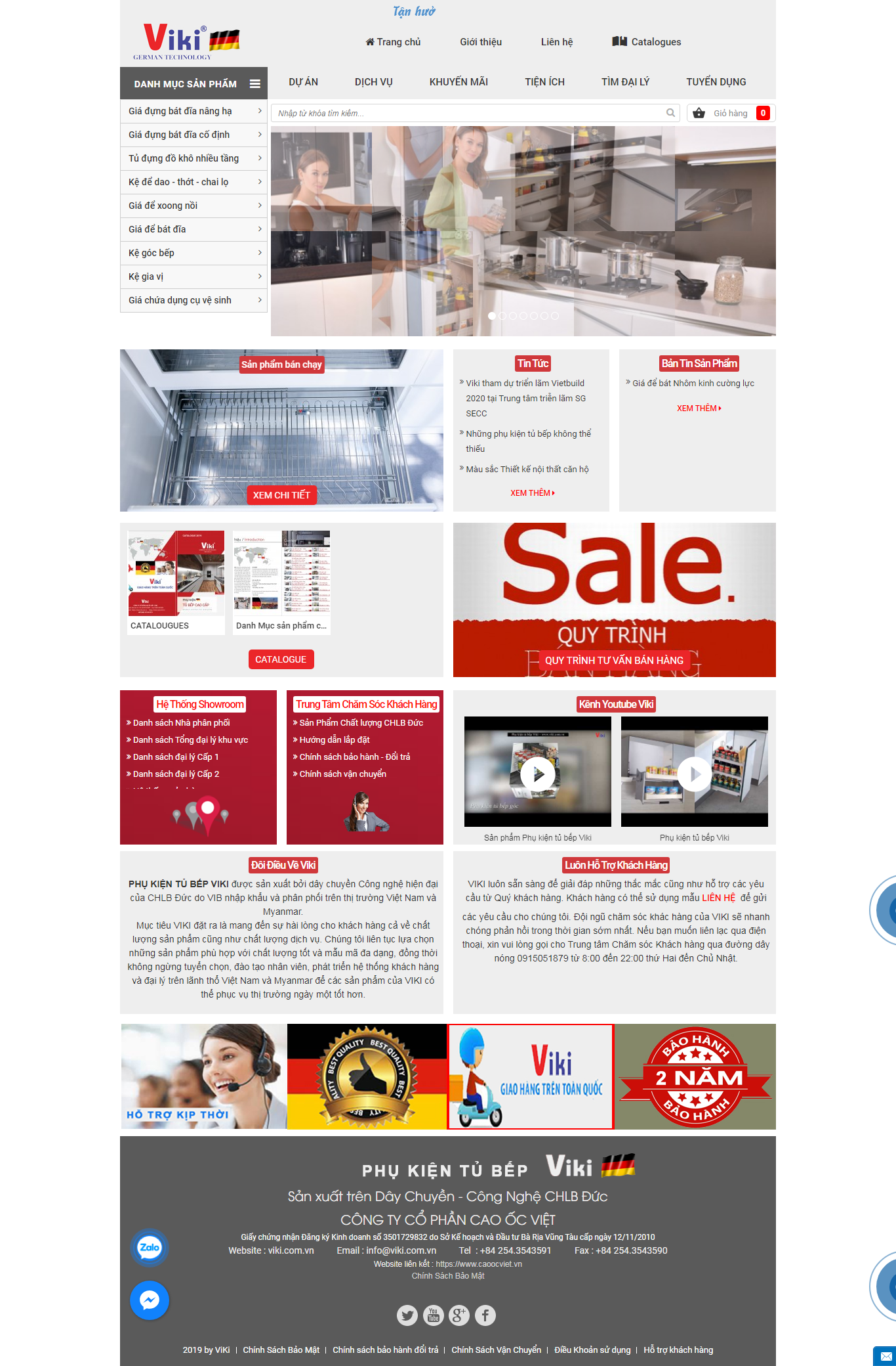 Thiết kế Web bán hàng online viki.com.vn