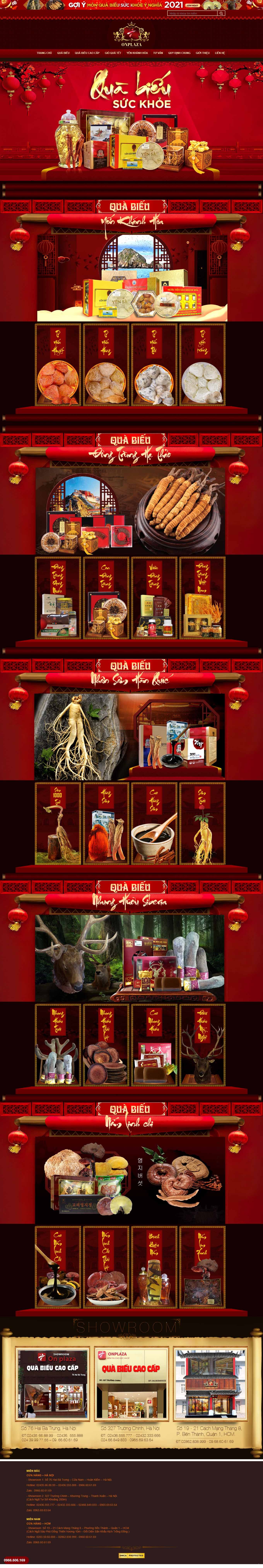 Thiết kế Web hàng tết quabieucaocap.com.vn