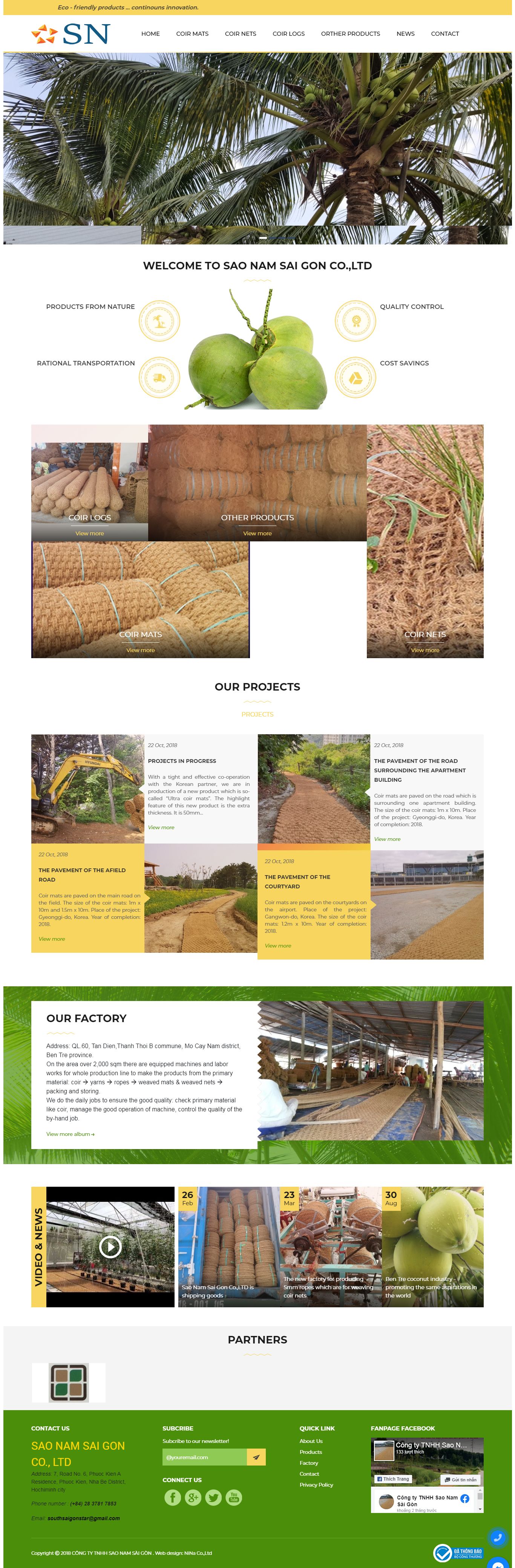 Thiết kế Web thủ công mỹ nghệ saonamsaigon.vn