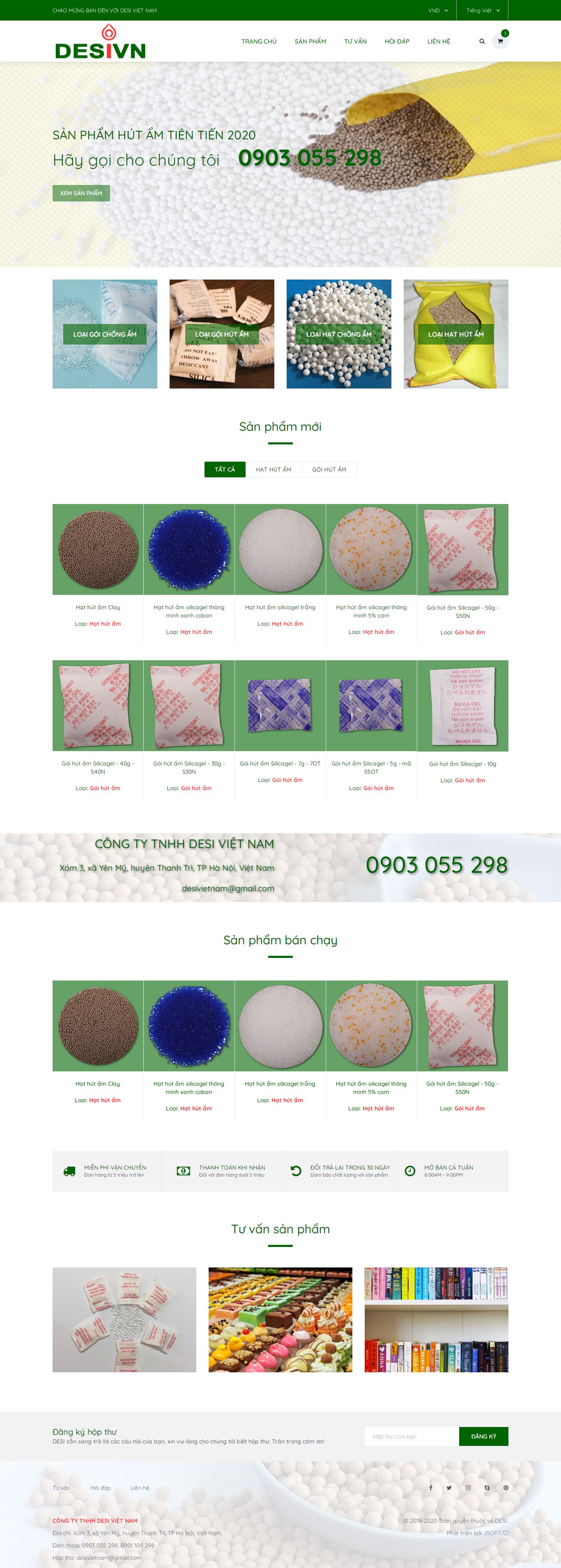 Thiết kế Web thủ công mỹ nghệ desivn.com