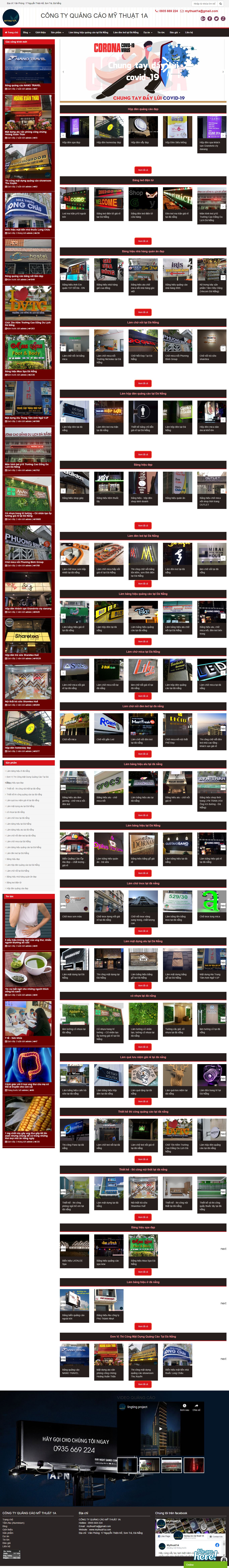 Thiết kế Web quảng cáo mythuat1a.com