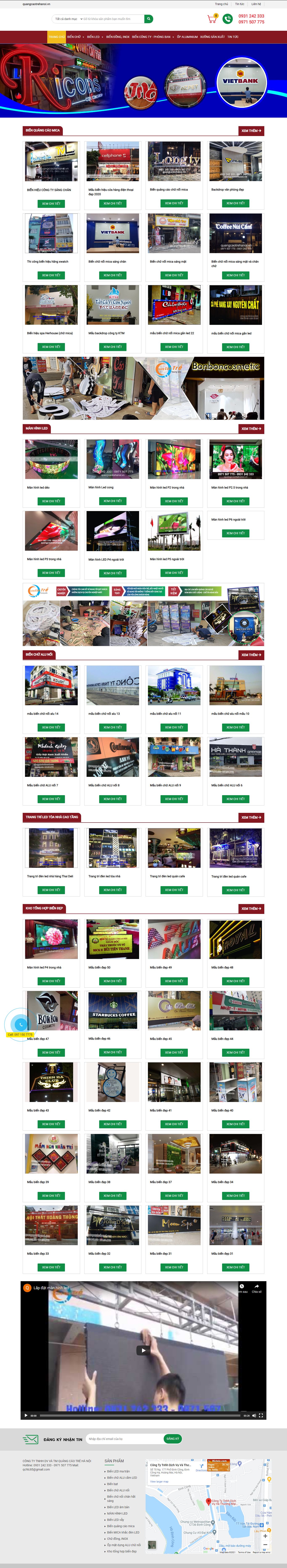 Thiết kế Web chuẩn seo google quangcaotrehanoi.vn