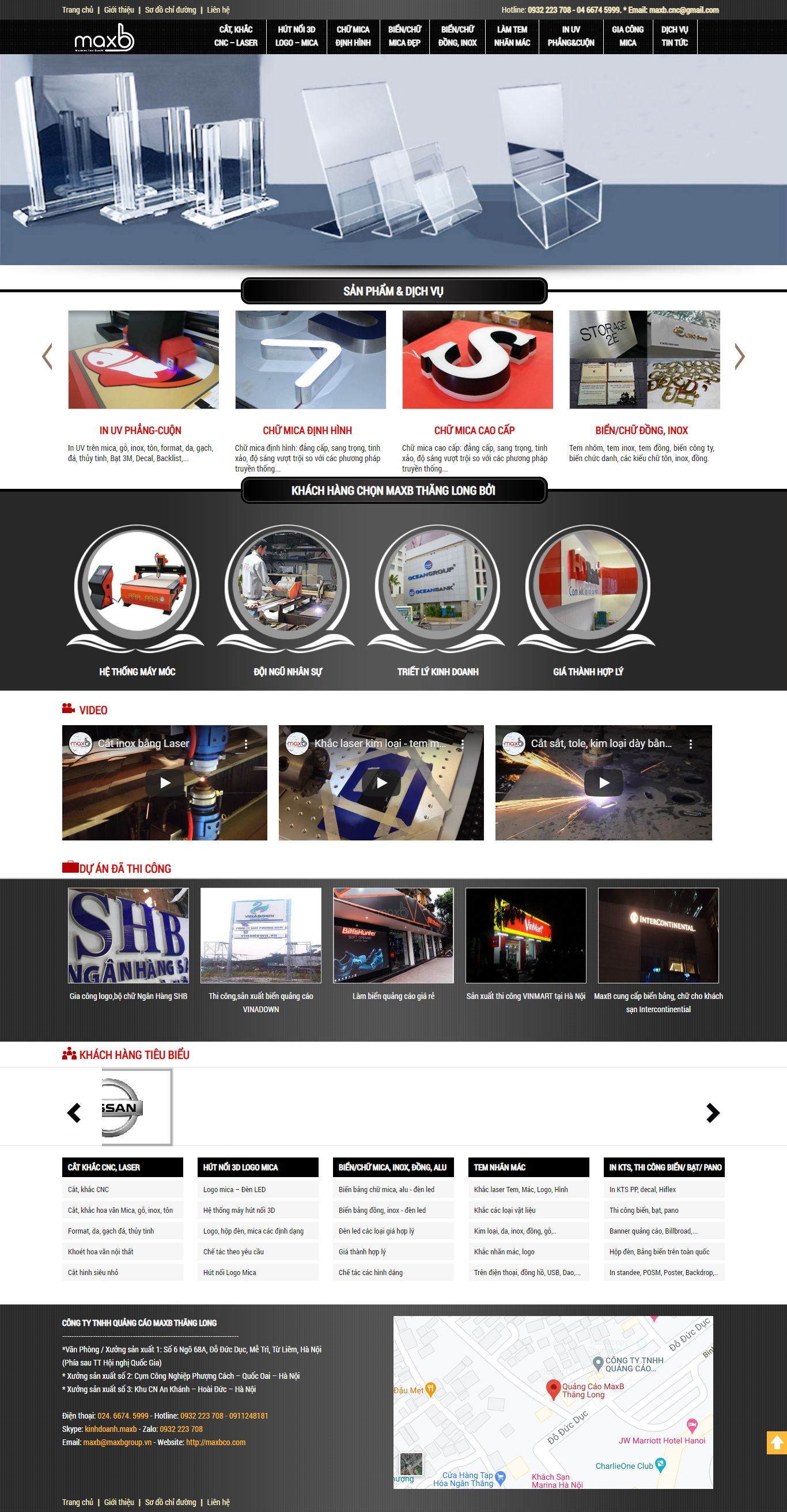 Thiết kế Web chuẩn seo google maxbco.com