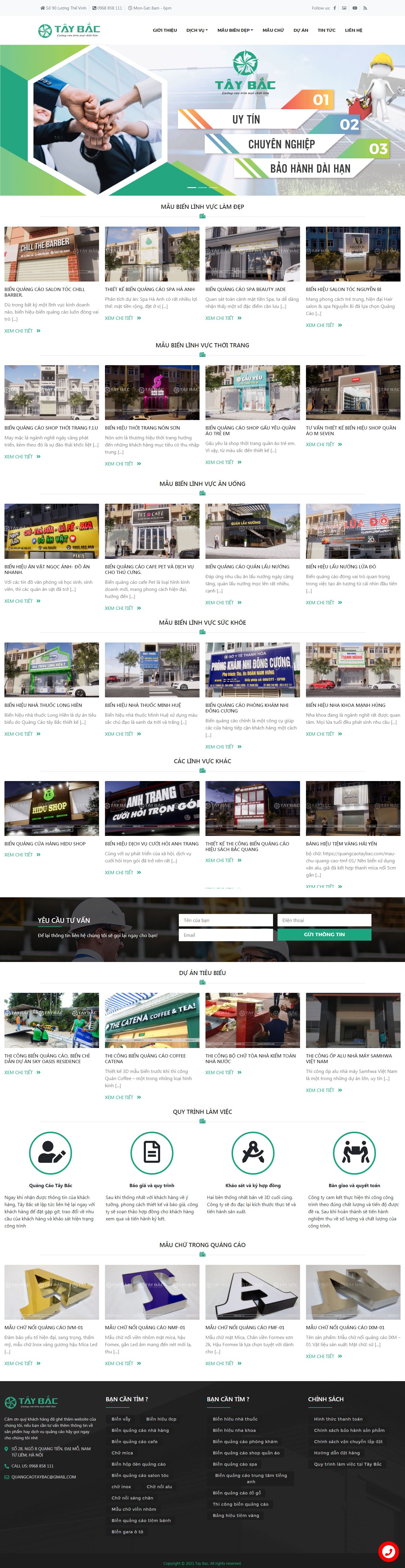 Thiết kế Web chuẩn seo google quangcaotaybac.com