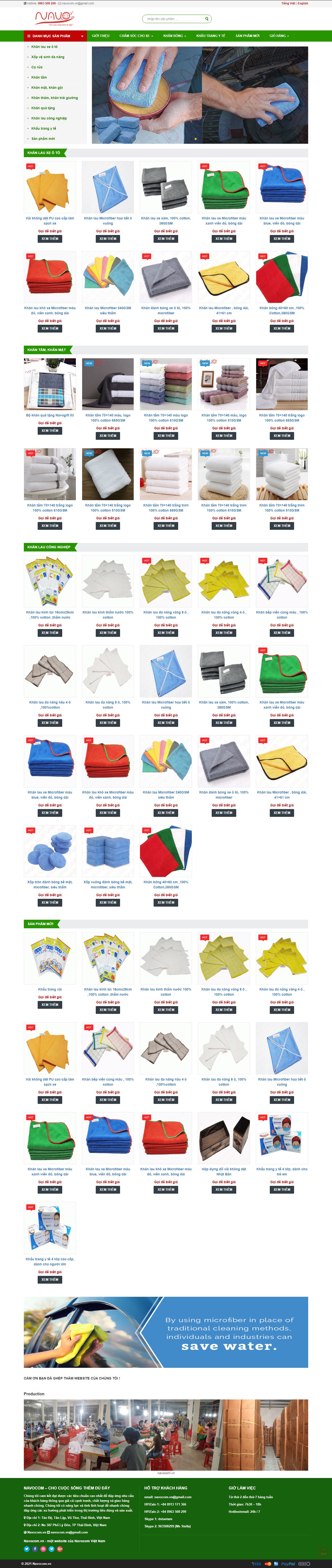 Thiết kế Web đồ gia dụng navocom.vn