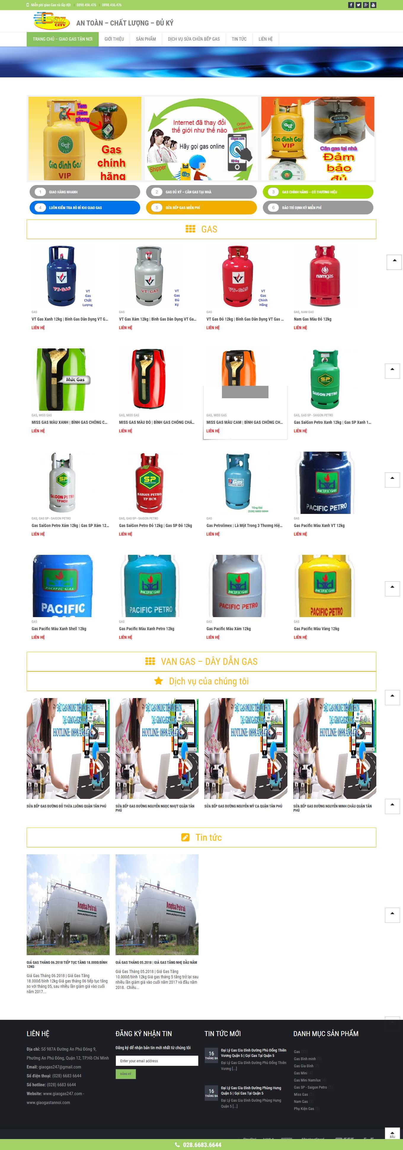 Thiết kế Web giao ga giaogastannoi.com