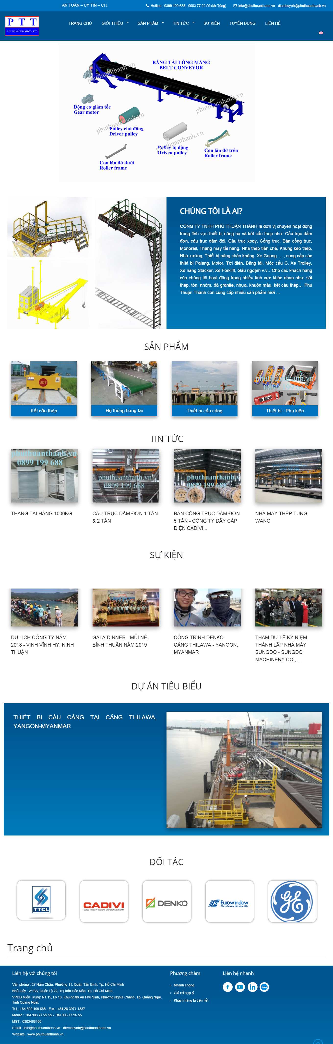 Thiết kế Web có sẵn phuthuanthanh.vn