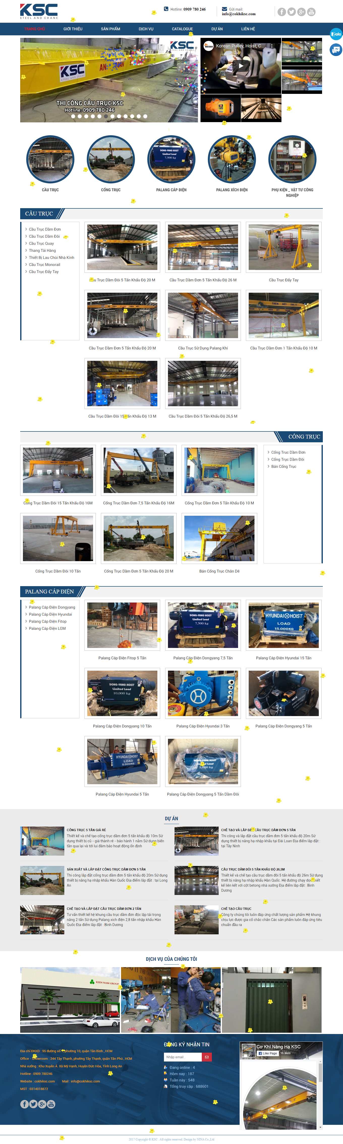 Thiết kế Web có sẵn cokhiksc.com