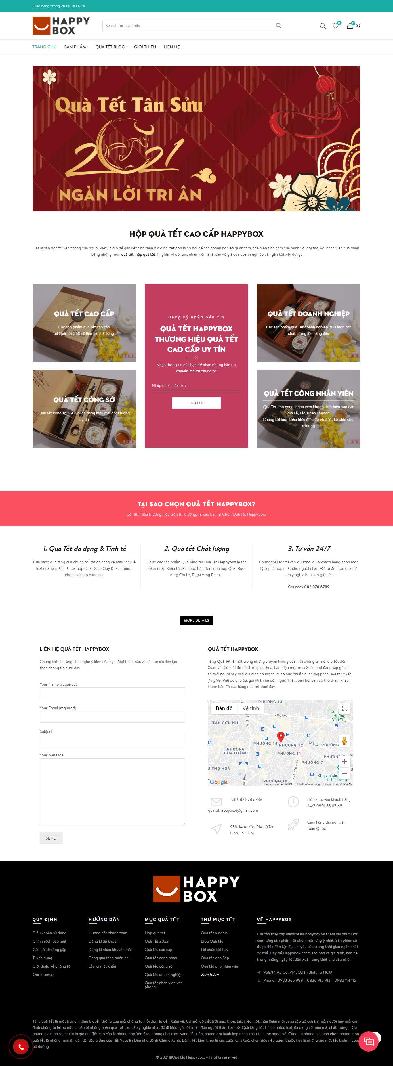 Thiết kế Web giá tốt happybox.vn