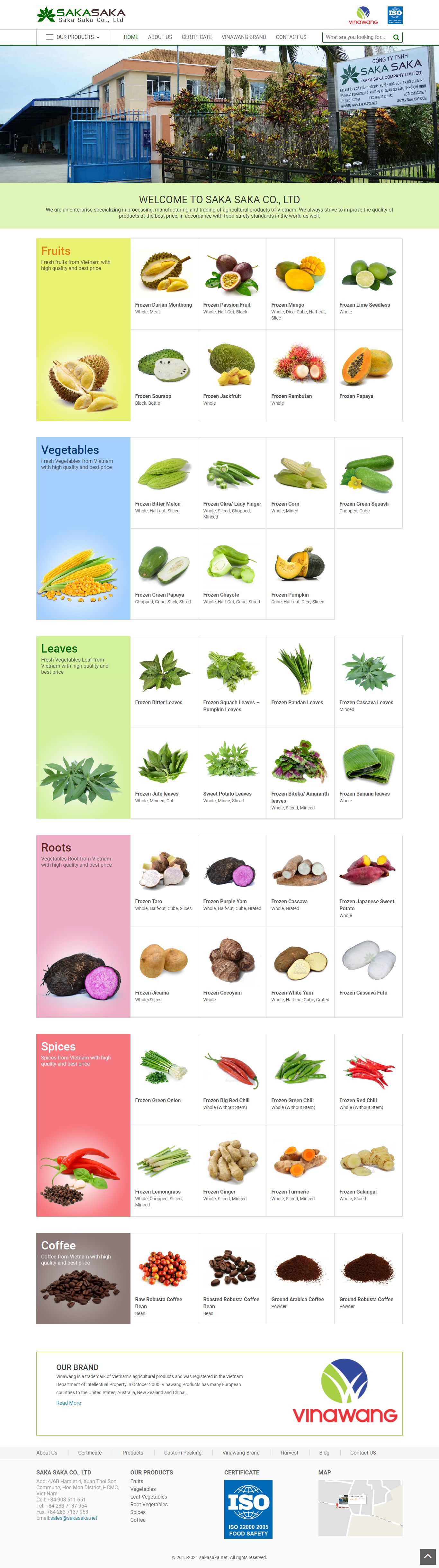 Thiết kế Web bán hoa quả sạch sakasaka.net