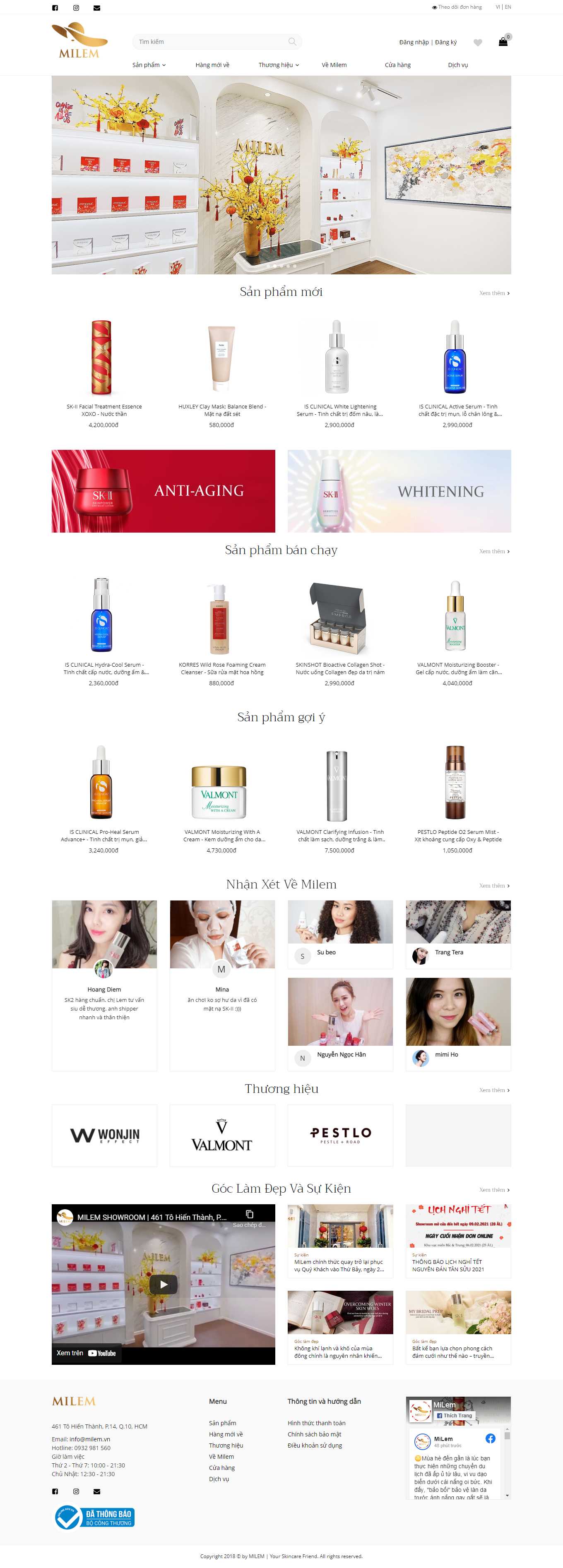 Thiết kế Web chuyên nghiệp tại tphcm milem.vn