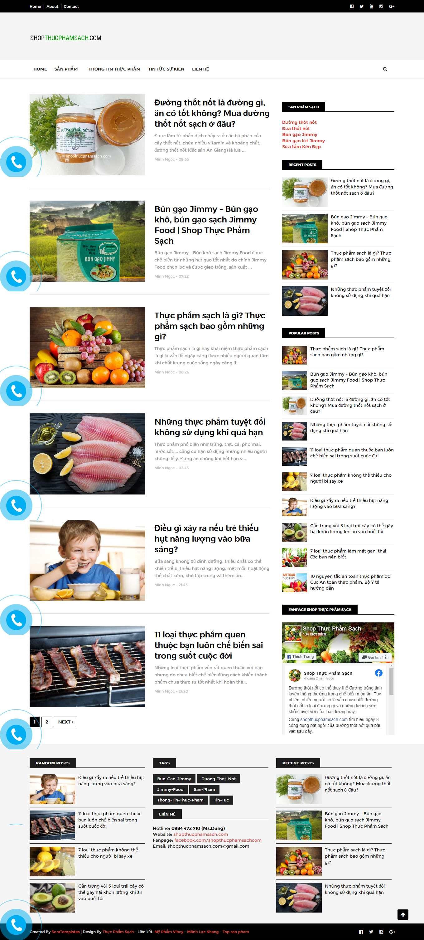 Thiết kế Web quảng cáo google shopthucphamsach.com