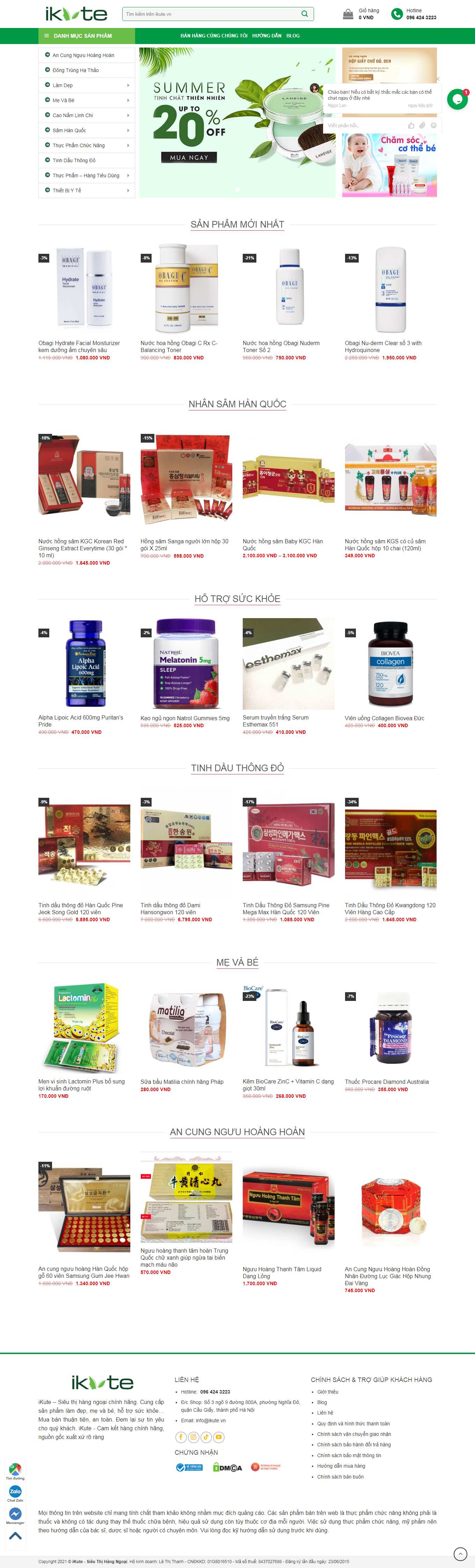 Thiết kế Web quảng cáo facebook ikute.vn