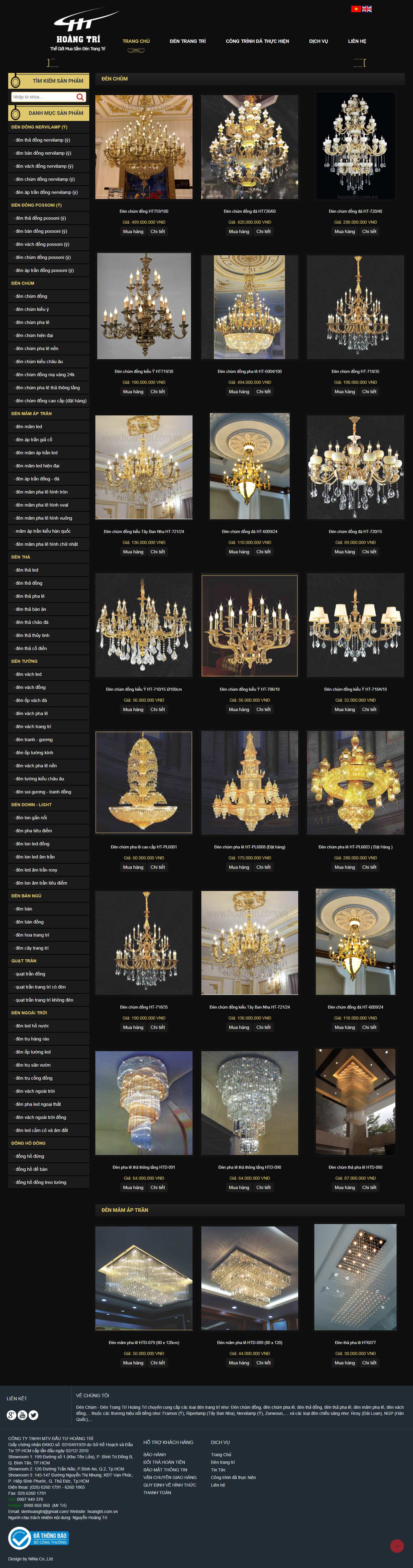 Thiết kế Web quảng cáo facebook hoangtri.com.vn