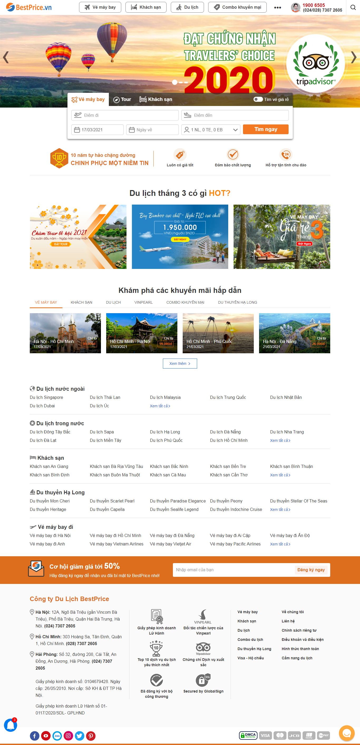 Thiết kế Web công ty bestprice.vn