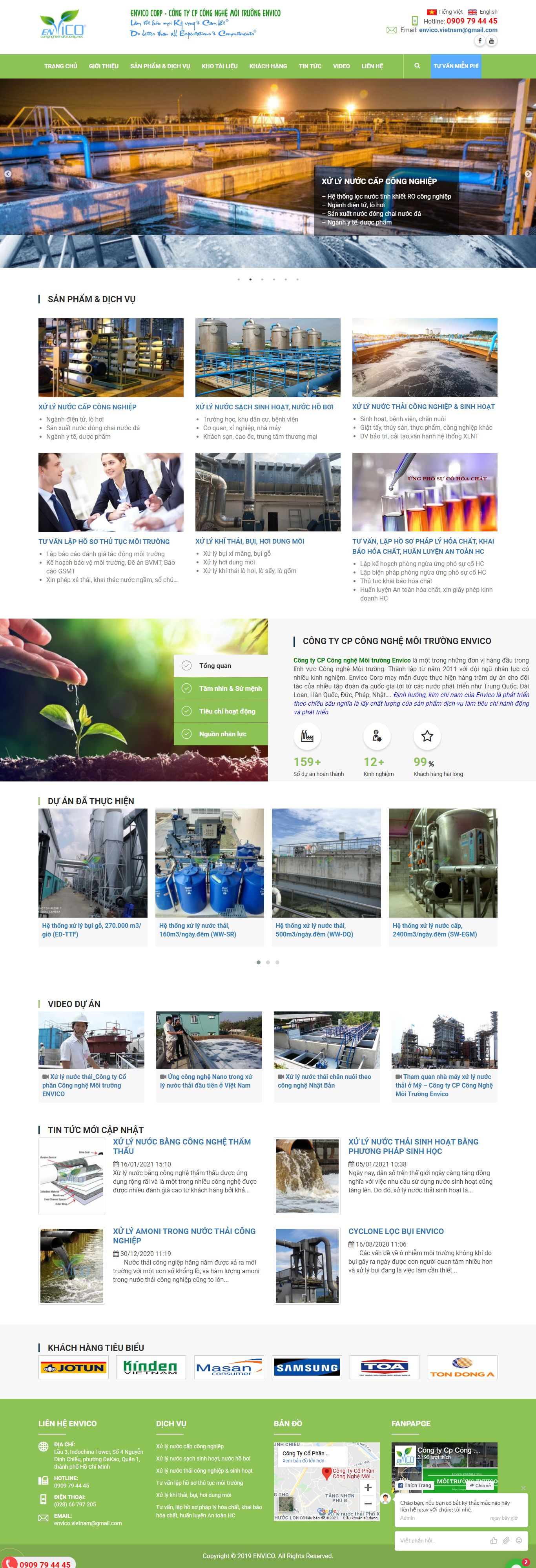 Thiết kế Web giá tốt congnghemoitruong.net