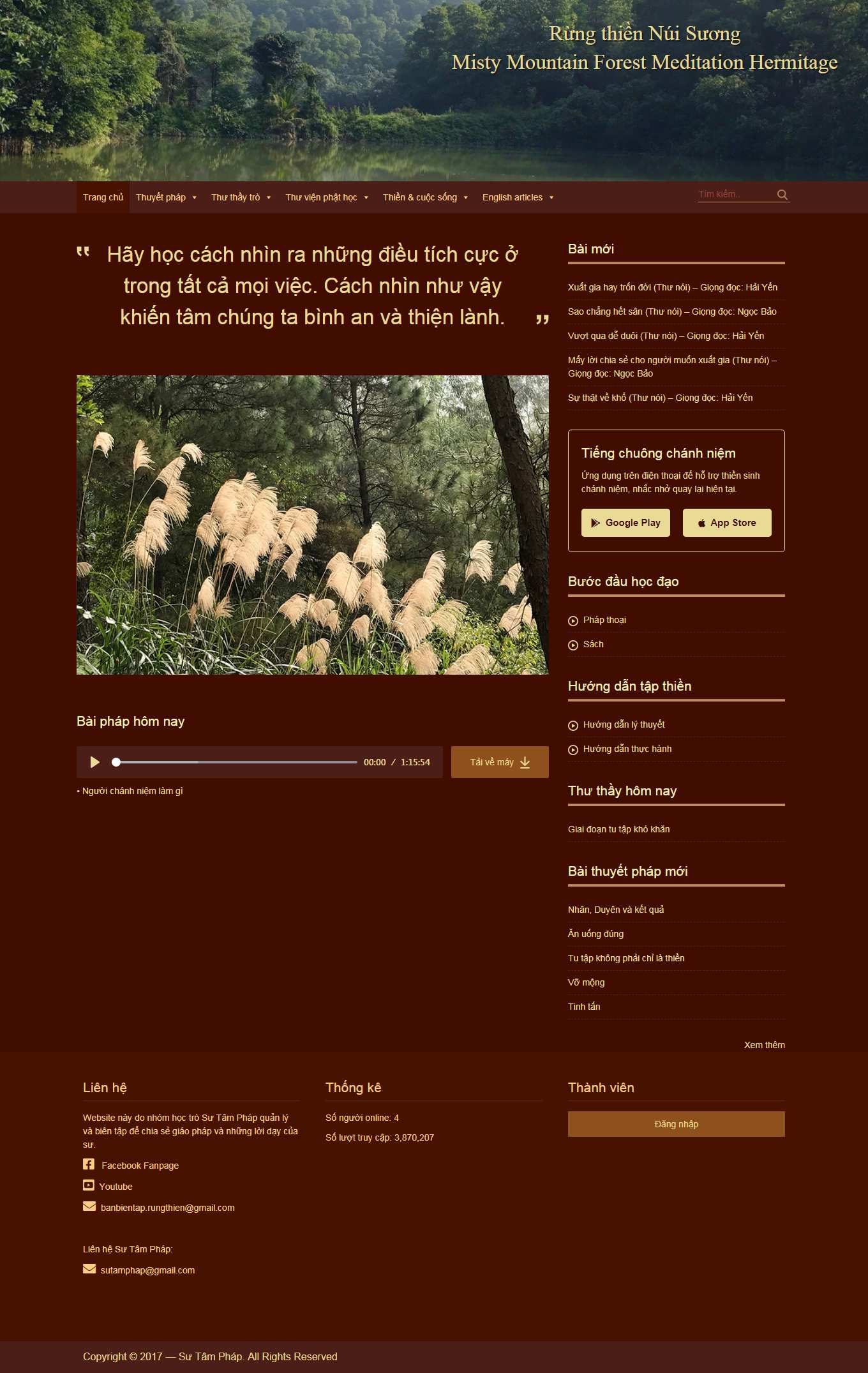 Thiết kế Web phật giáo sutamphap.com