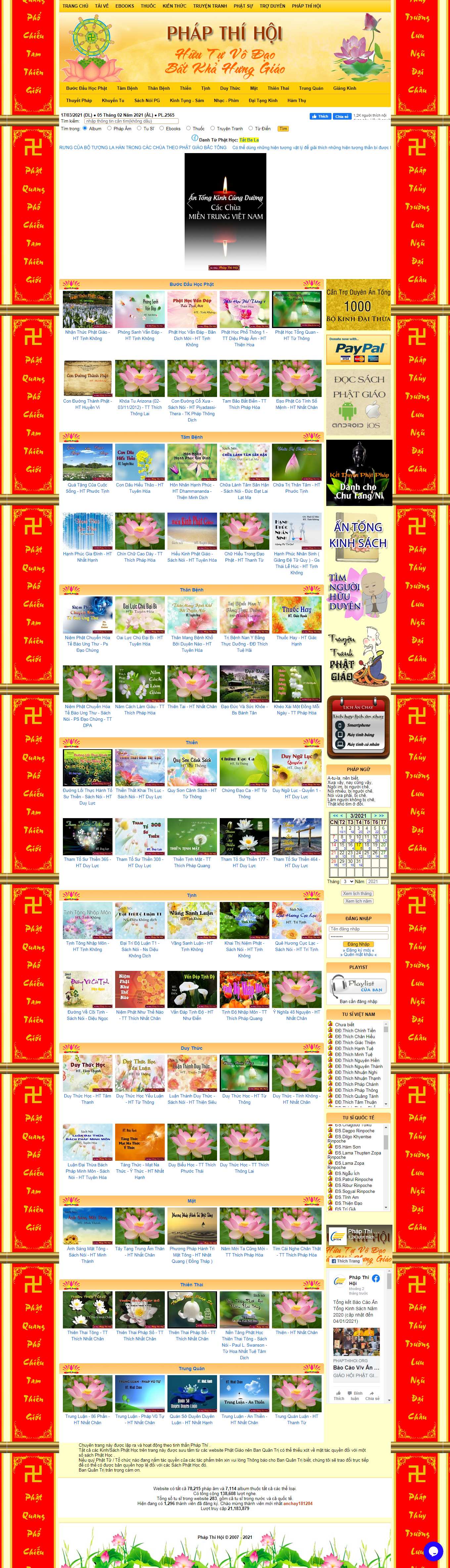 Thiết kế Web phật giáo phapthihoi.org