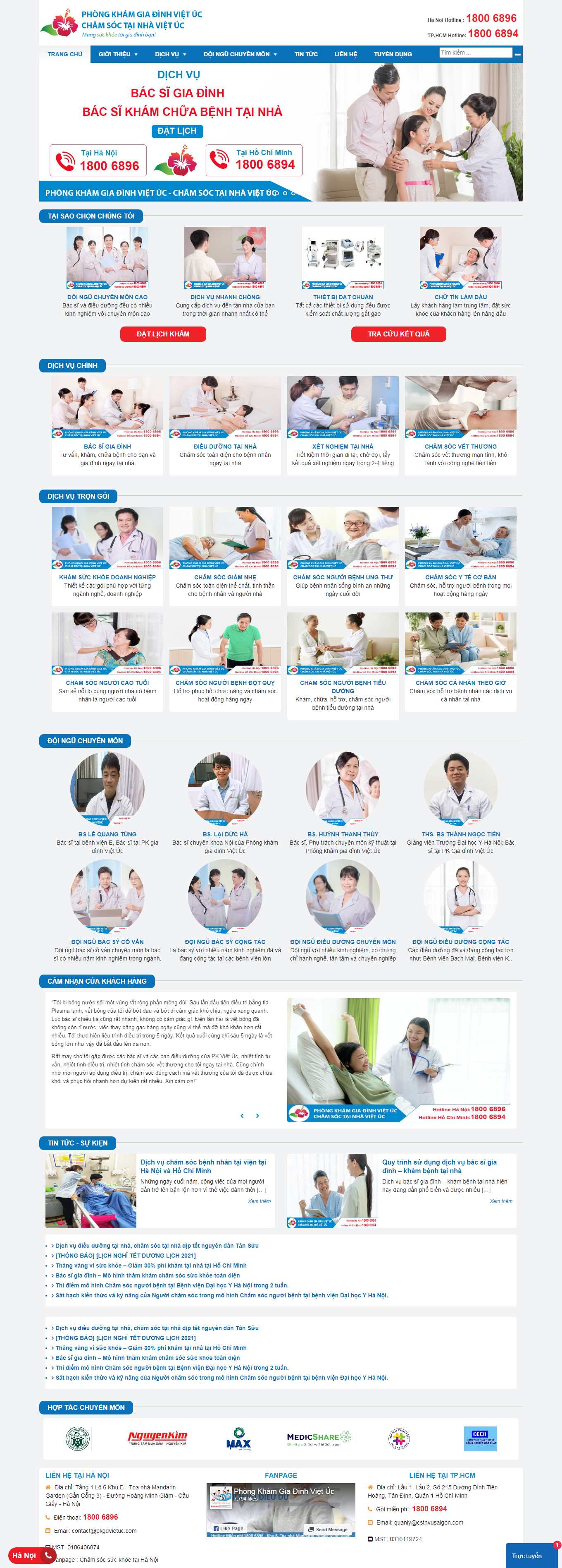 Thiết kế Web bệnh viện pkgdvietuc.com