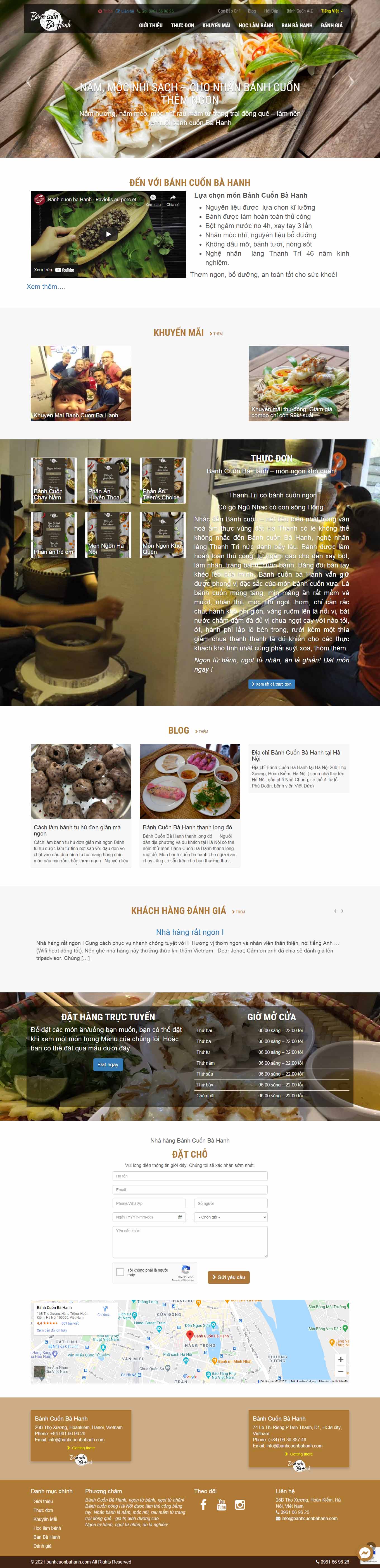 Thiết kế Web bán đồ ăn vặt banhcuonbahanh.com