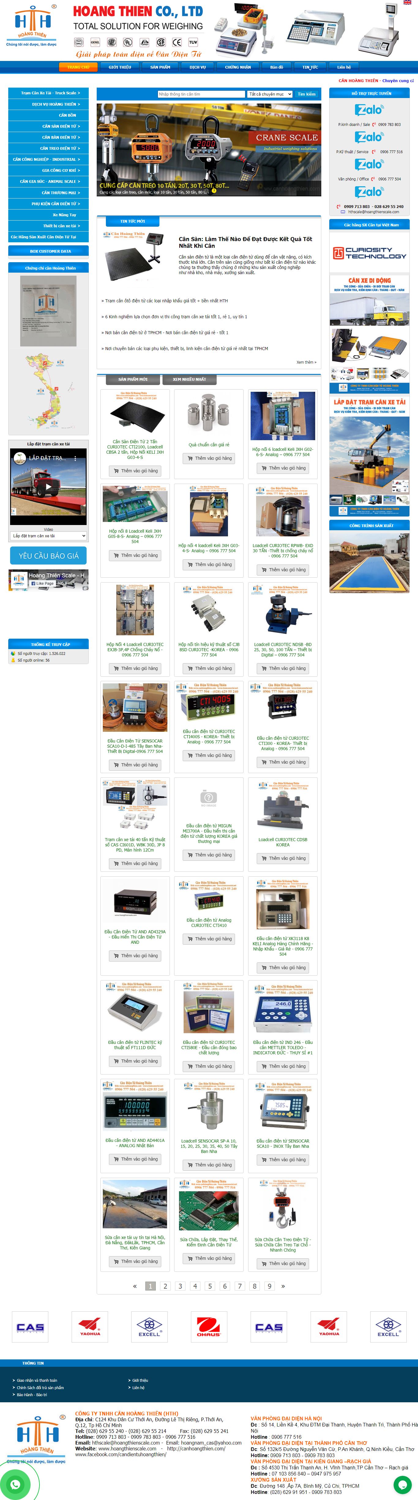 Thiết kế Web điện tử canhoangthien.com