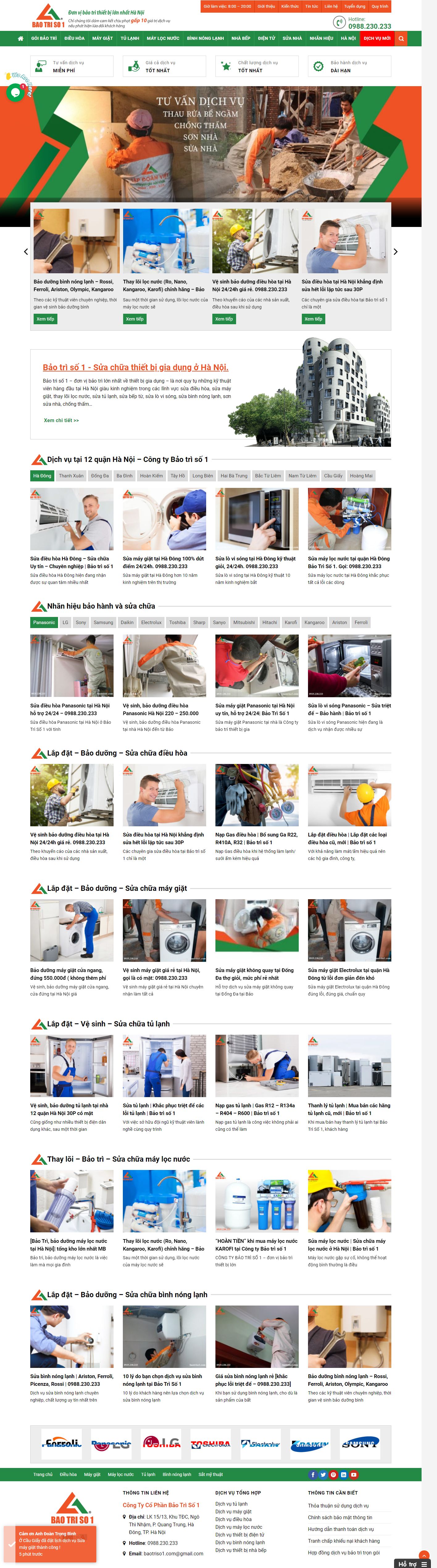 Thiết kế Web miễn phí baotriso1.com