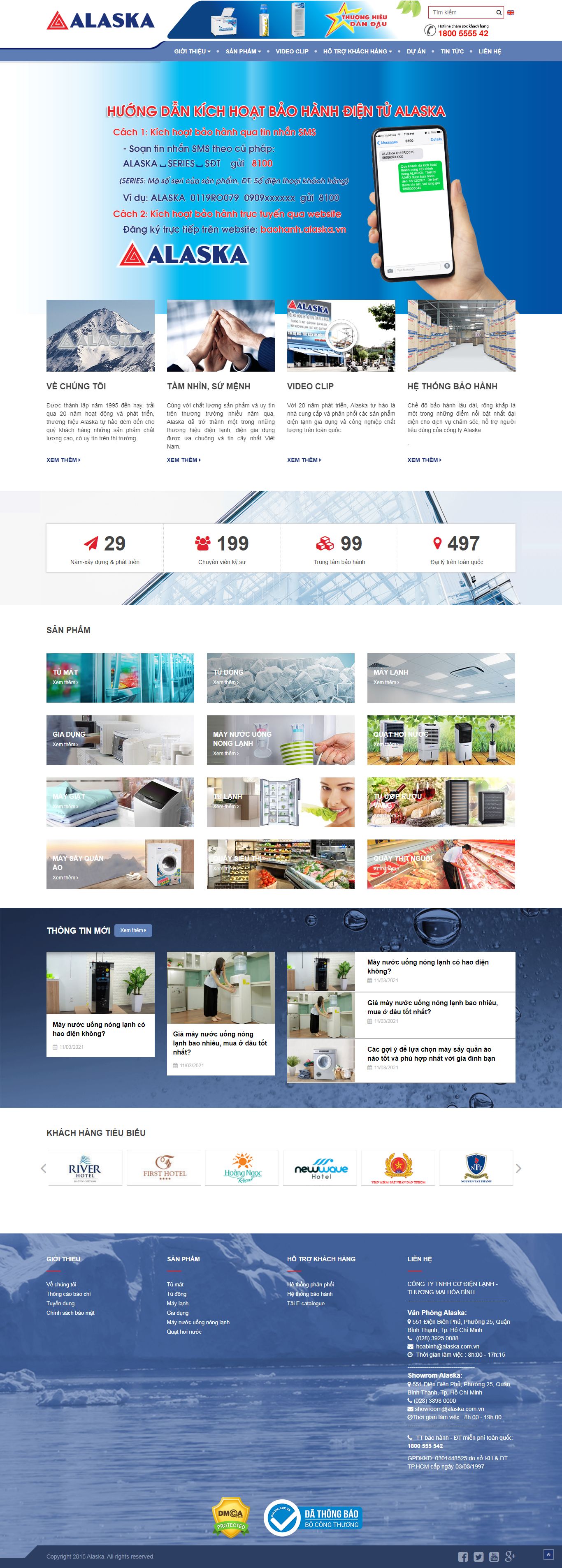 Thiết kế Web cao cấp alaska.vn