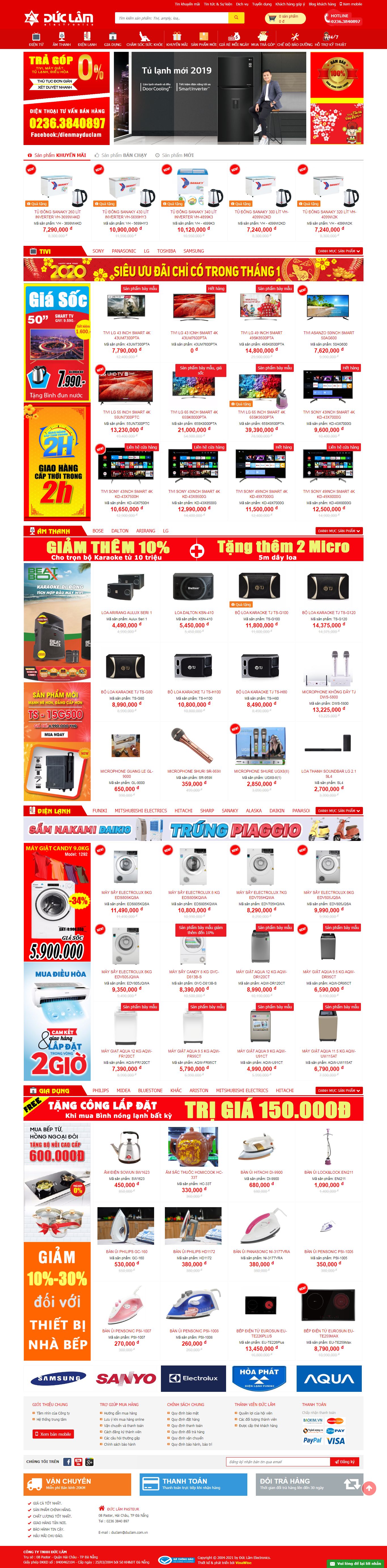 Thiết kế Web cao cấp duclam.com.vn