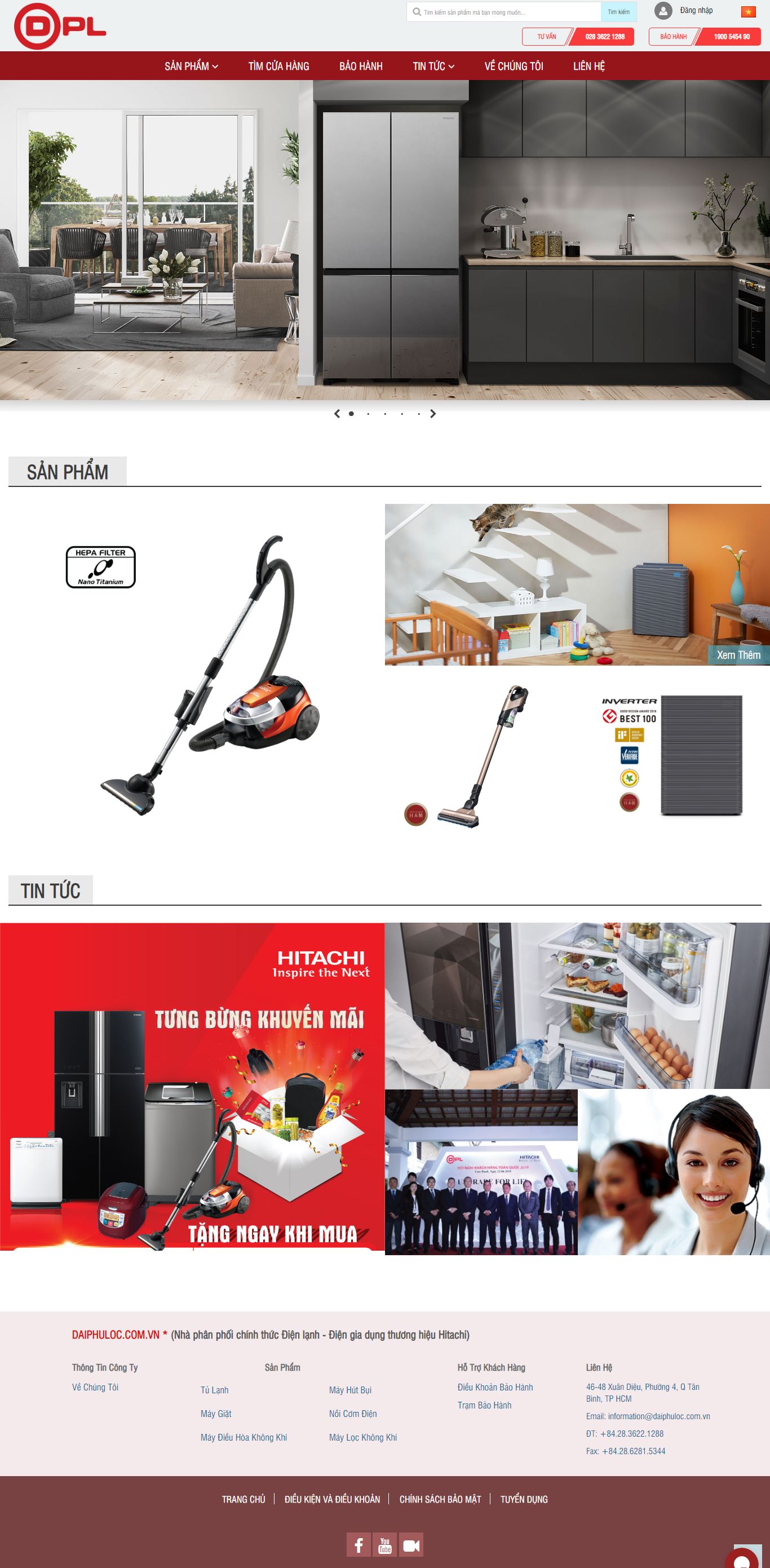 Thiết kế Web cao cấp daiphuloc.com.vn