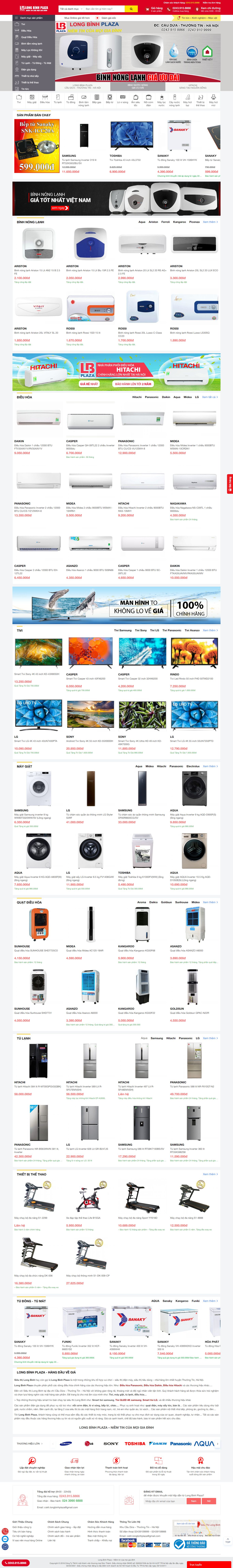 Thiết kế Web cao cấp longbinhplaza.vn