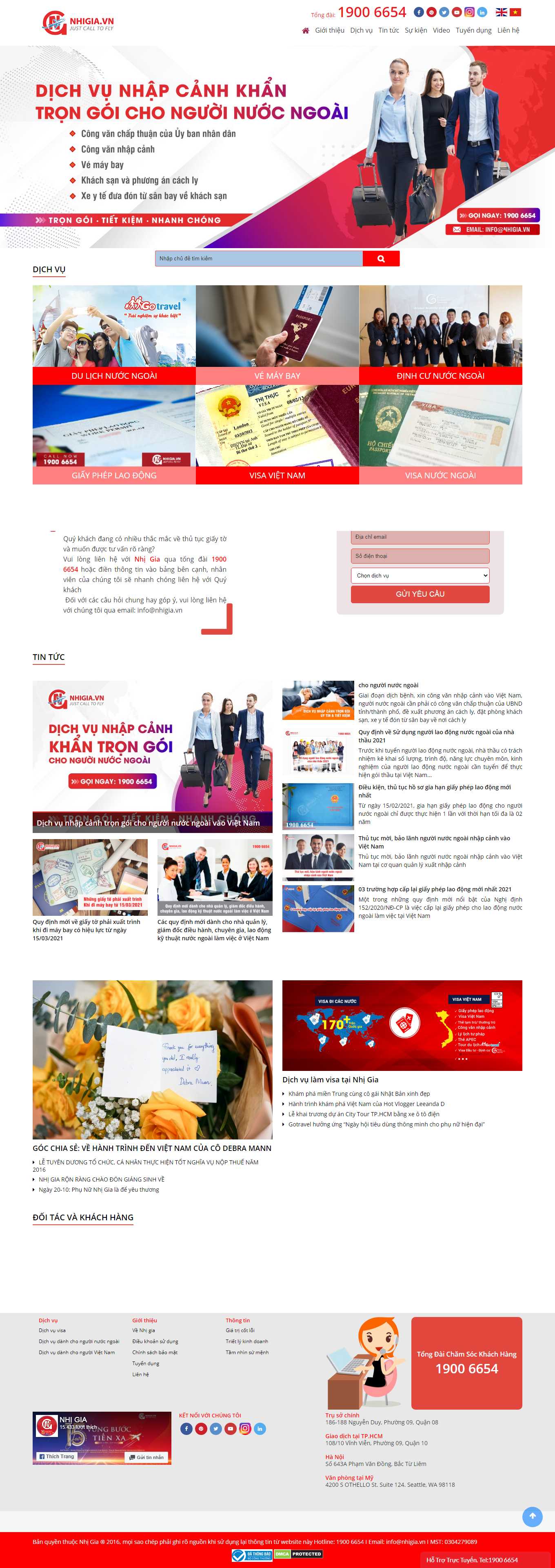 Thiết kế Web vé máy bay giá rẻ nhigia.vn