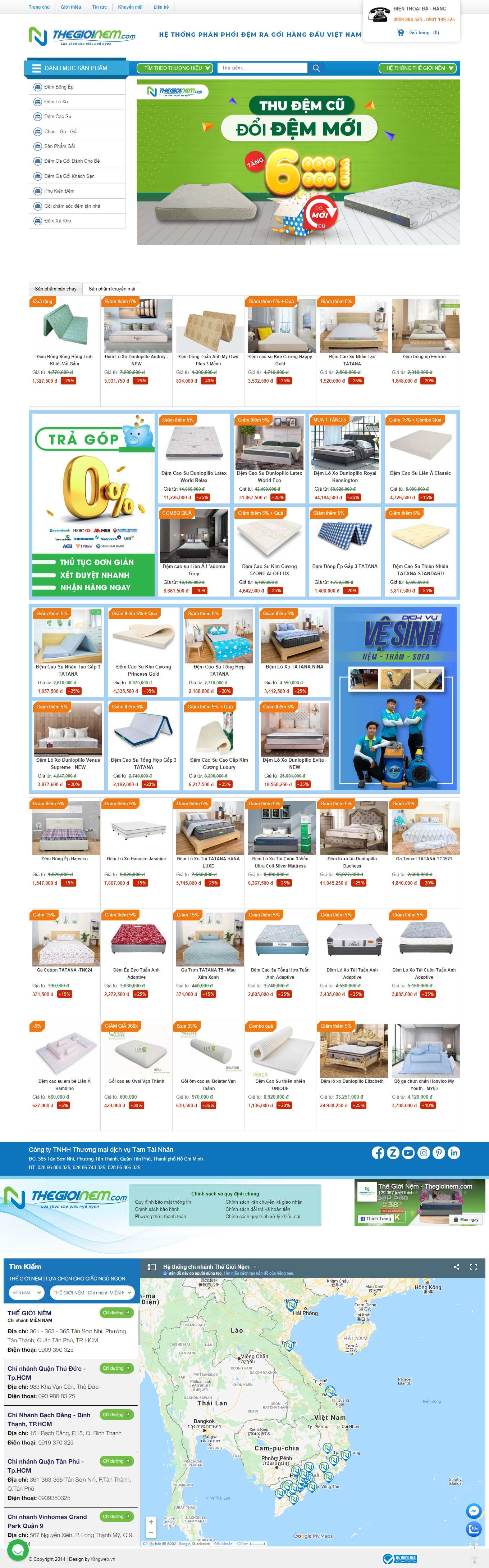 Thiết kế Web asp.net thegioinem.com