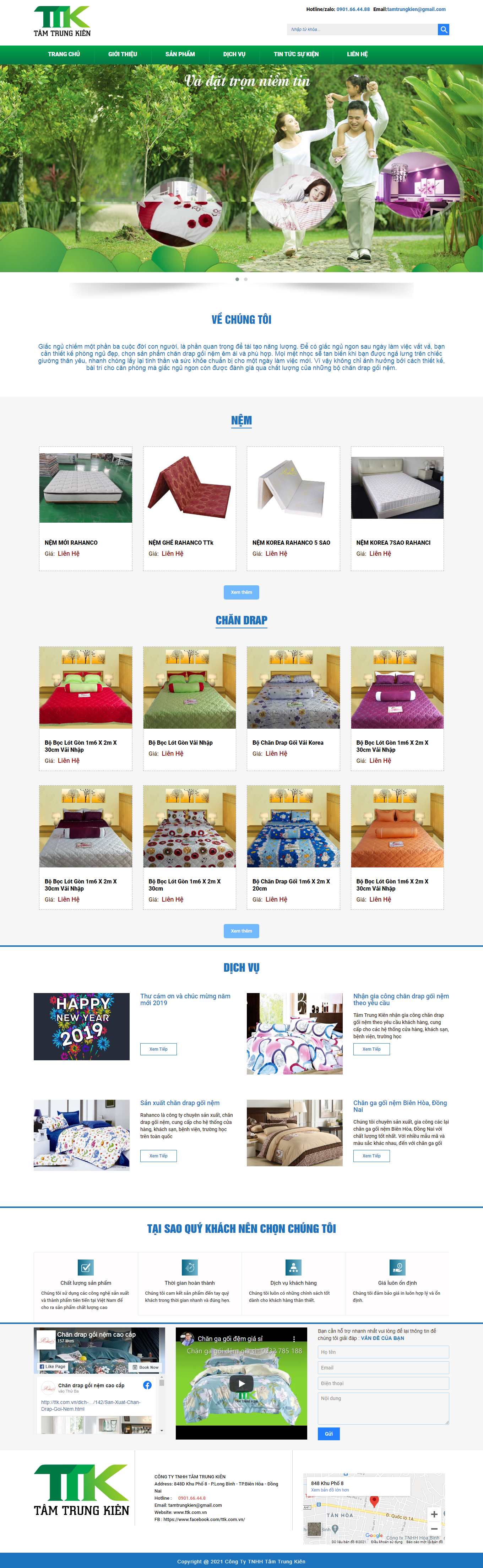 Thiết kế Web asp.net ttk.com.vn