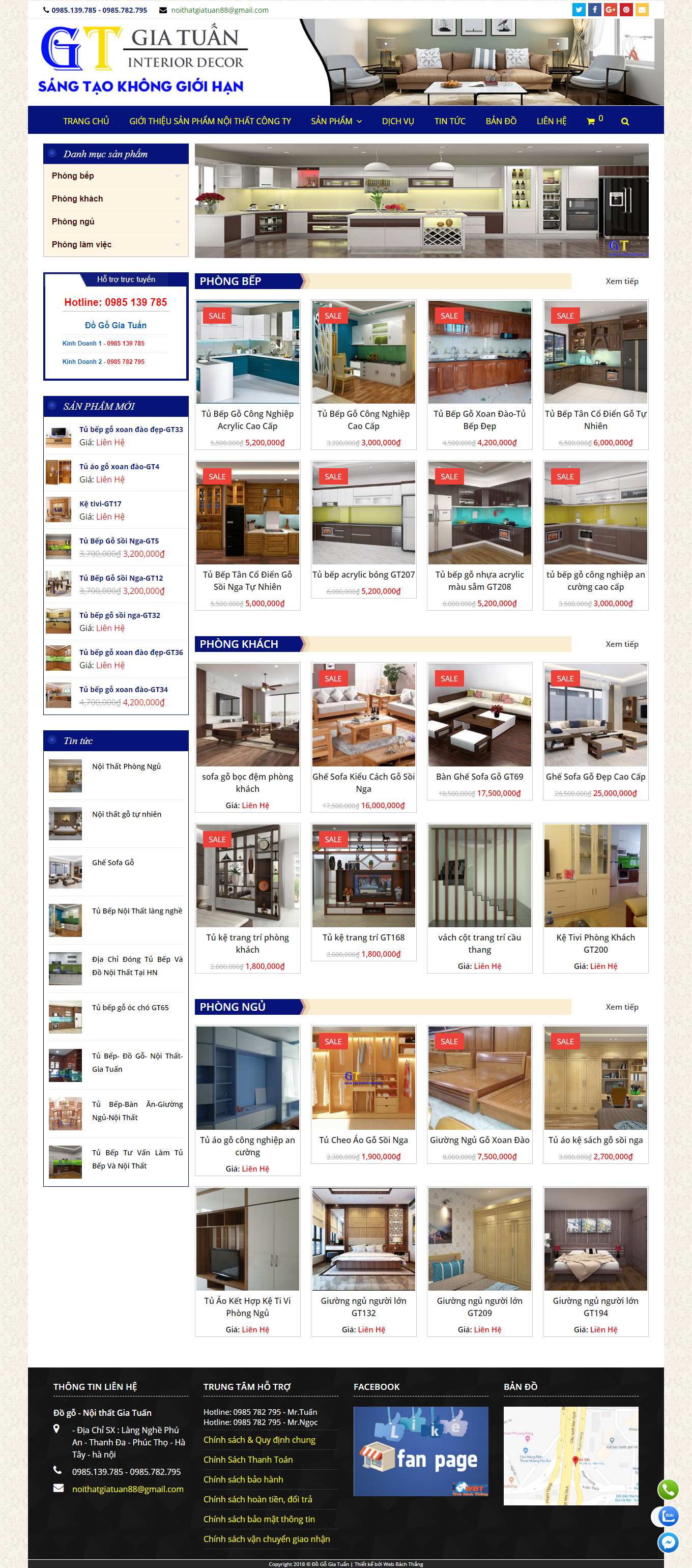 Thiết kế Web joomla dogogiatuan.com