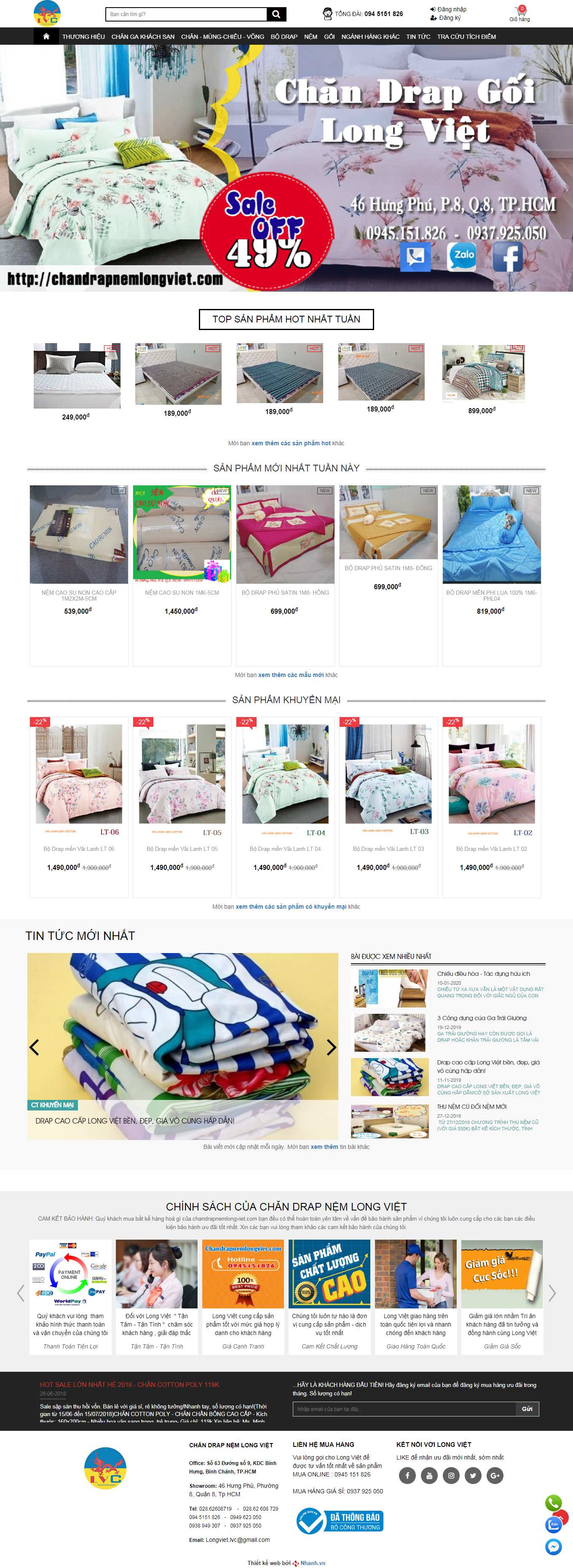 Thiết kế Web joomla chandrapnemlongviet.com