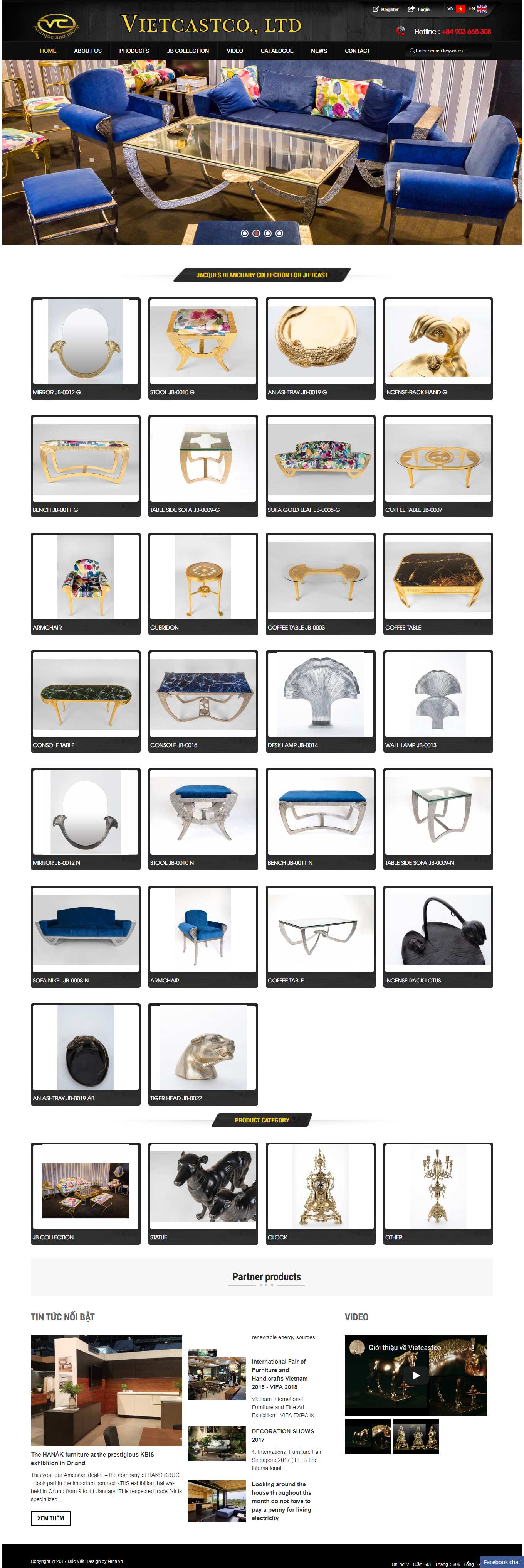 Thiết kế Web joomla vietcastco.com