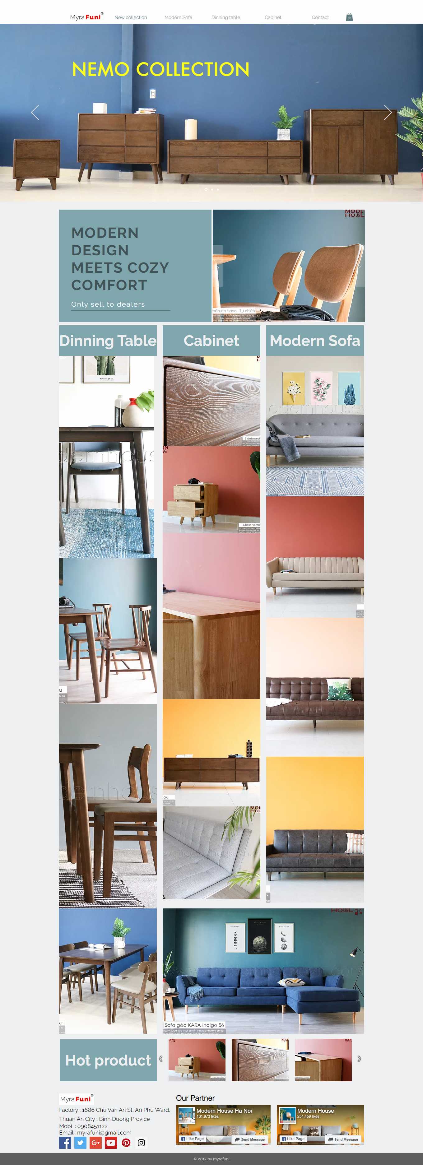 Thiết kế Web magento myrafuni.com