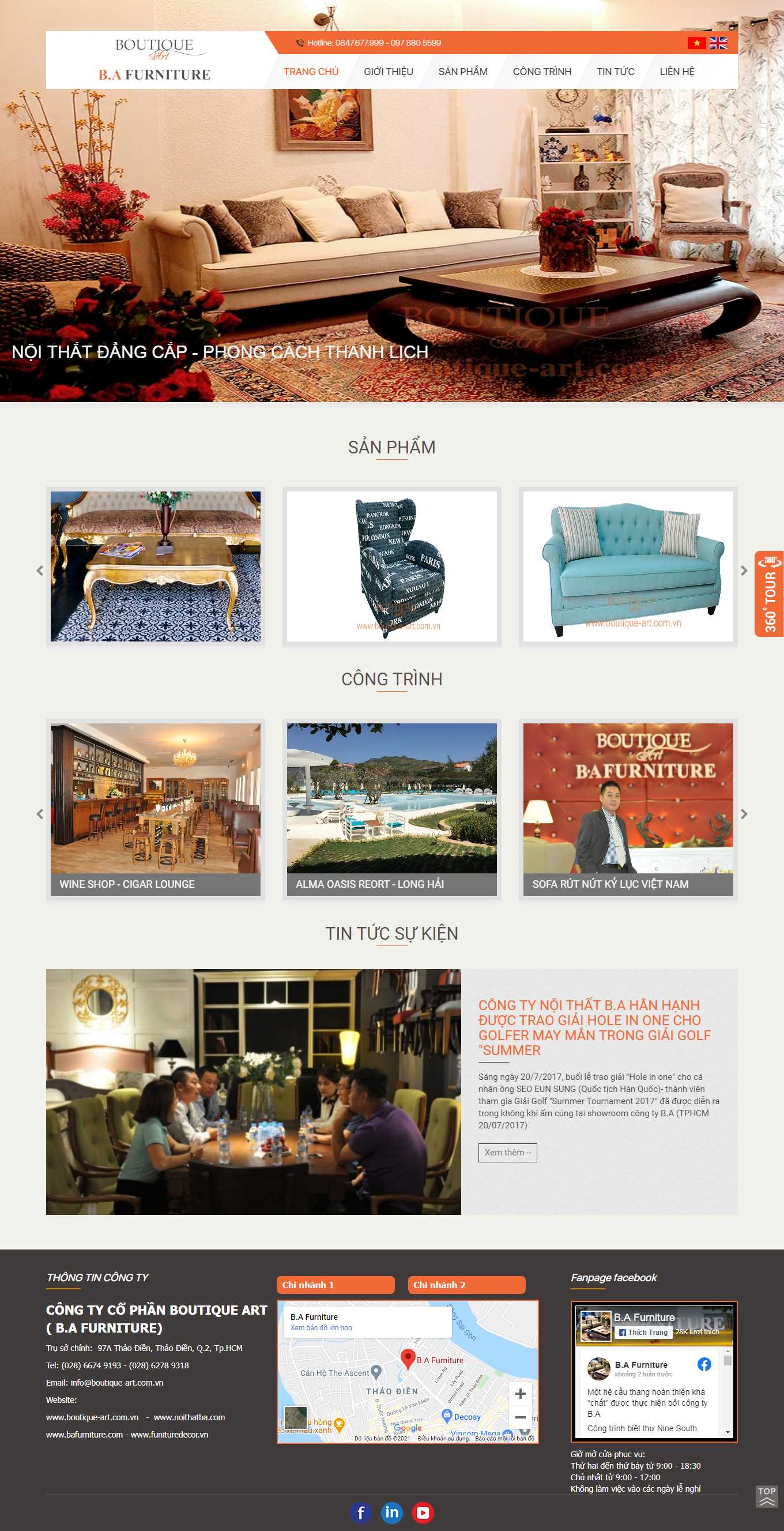 Thiết kế Web magento boutique-art.com.vn