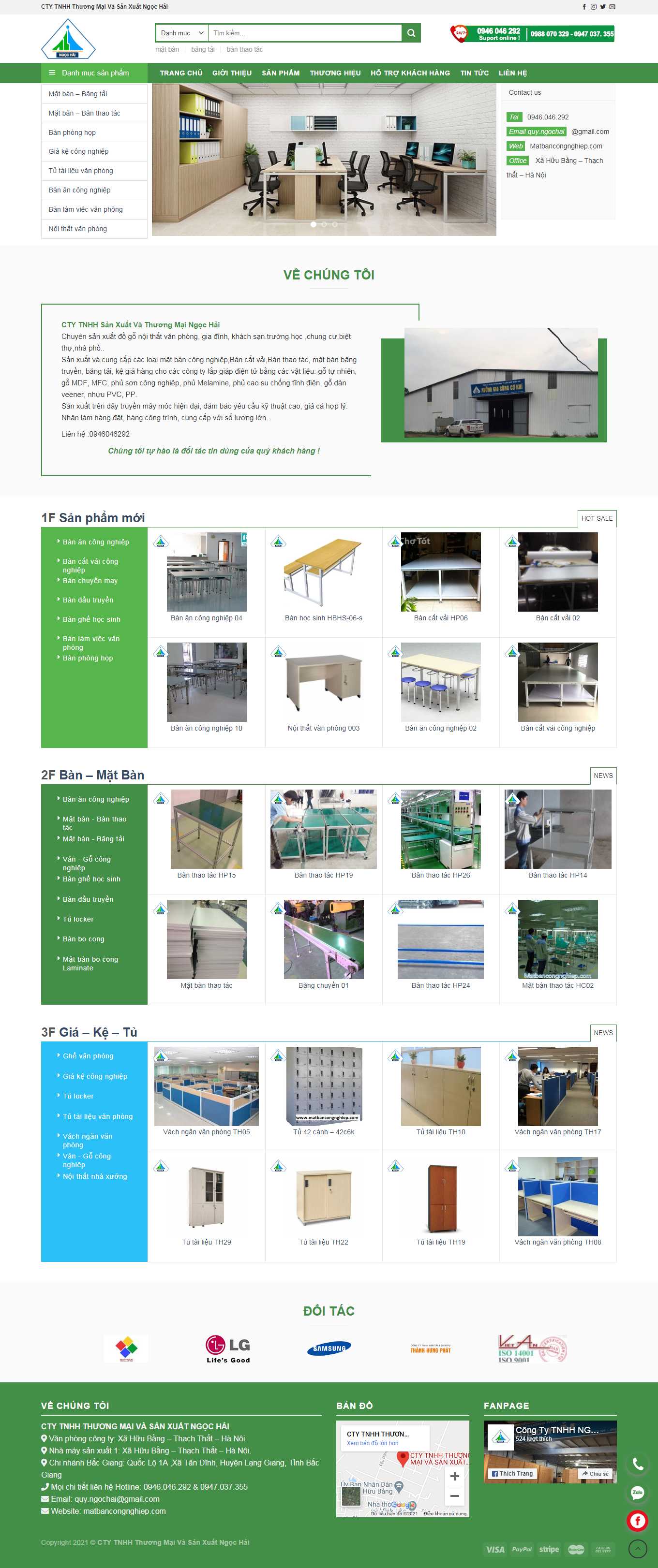 Thiết kế Web magento matbancongnghiep.com