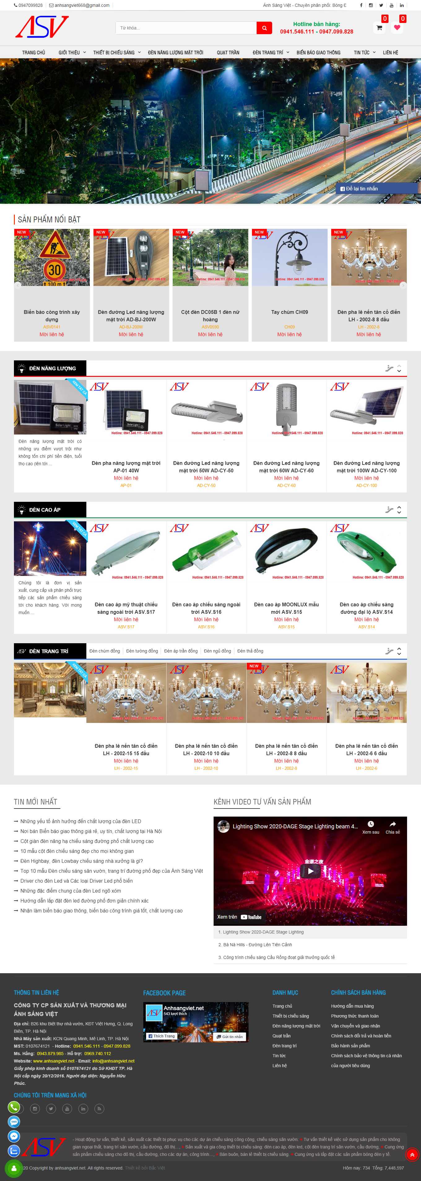 Thiết kế Web siêu việt anhsangviet.net