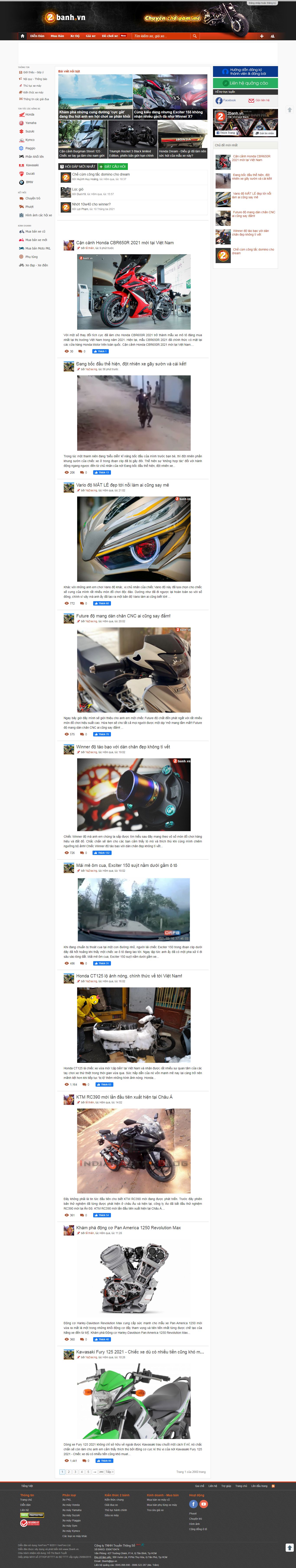 Thiết kế Web diễn đàn 2banh.vn