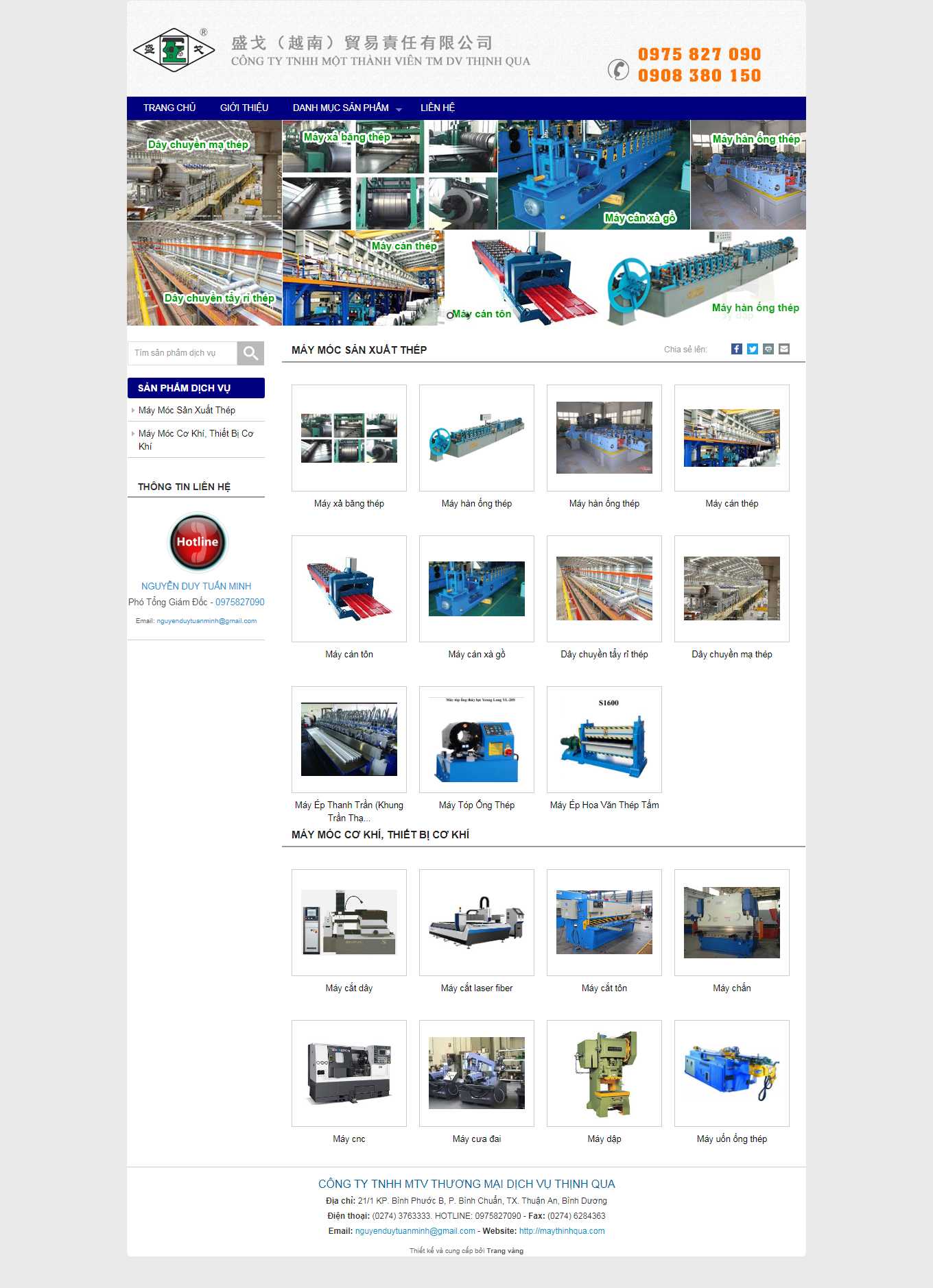 Thiết kế Web đống đa maythinhqua.com