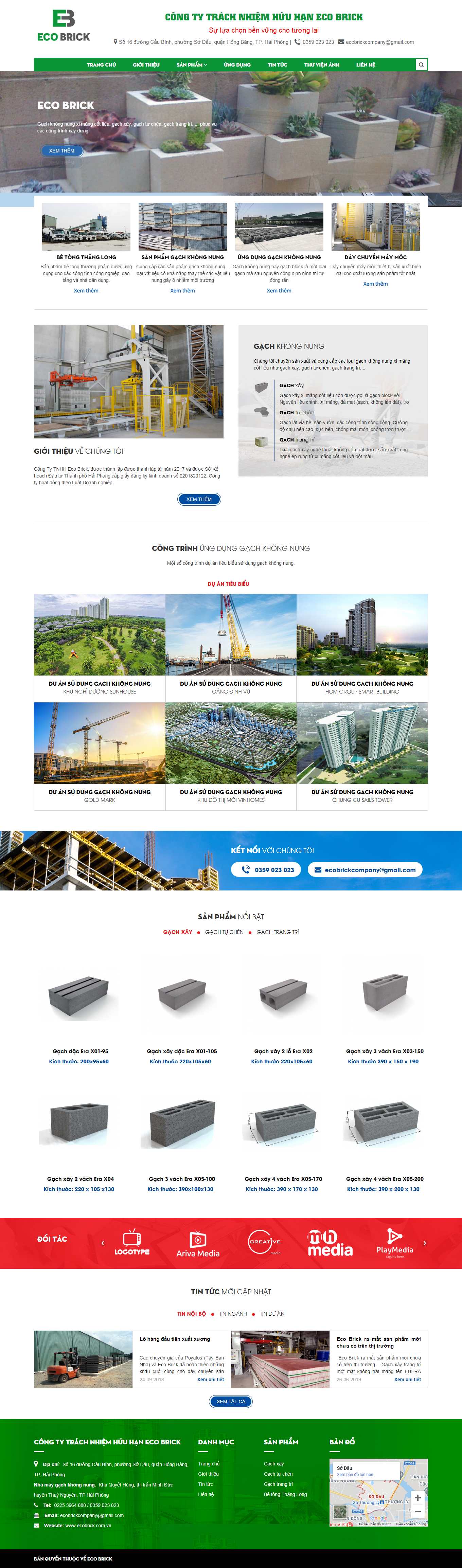 Thiết kế Web thanh xuân ecobrick.com.vn